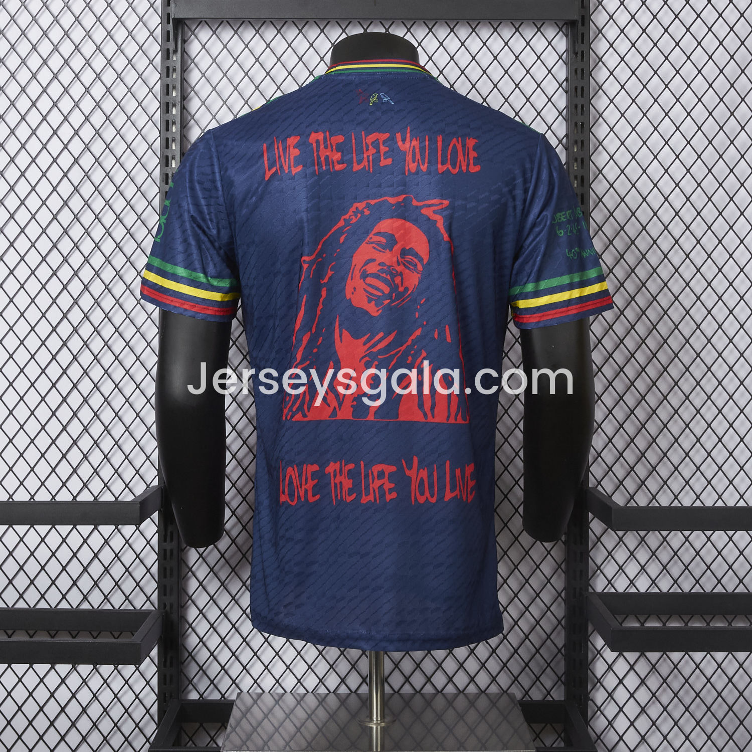 JerseysGala.com | Ajax x B-O-B Marly 2025-26 40th Blue Special Edition Jersey - Player Version -Customize Name, Number and Patch | Worldwide Shipping