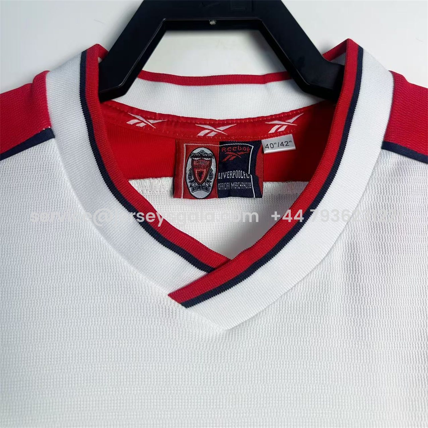 JerseysGala.com | Retro Liver.pool 1998-99 Away White Jersey -Customize Name, Number and Patch | Worldwide Shipping