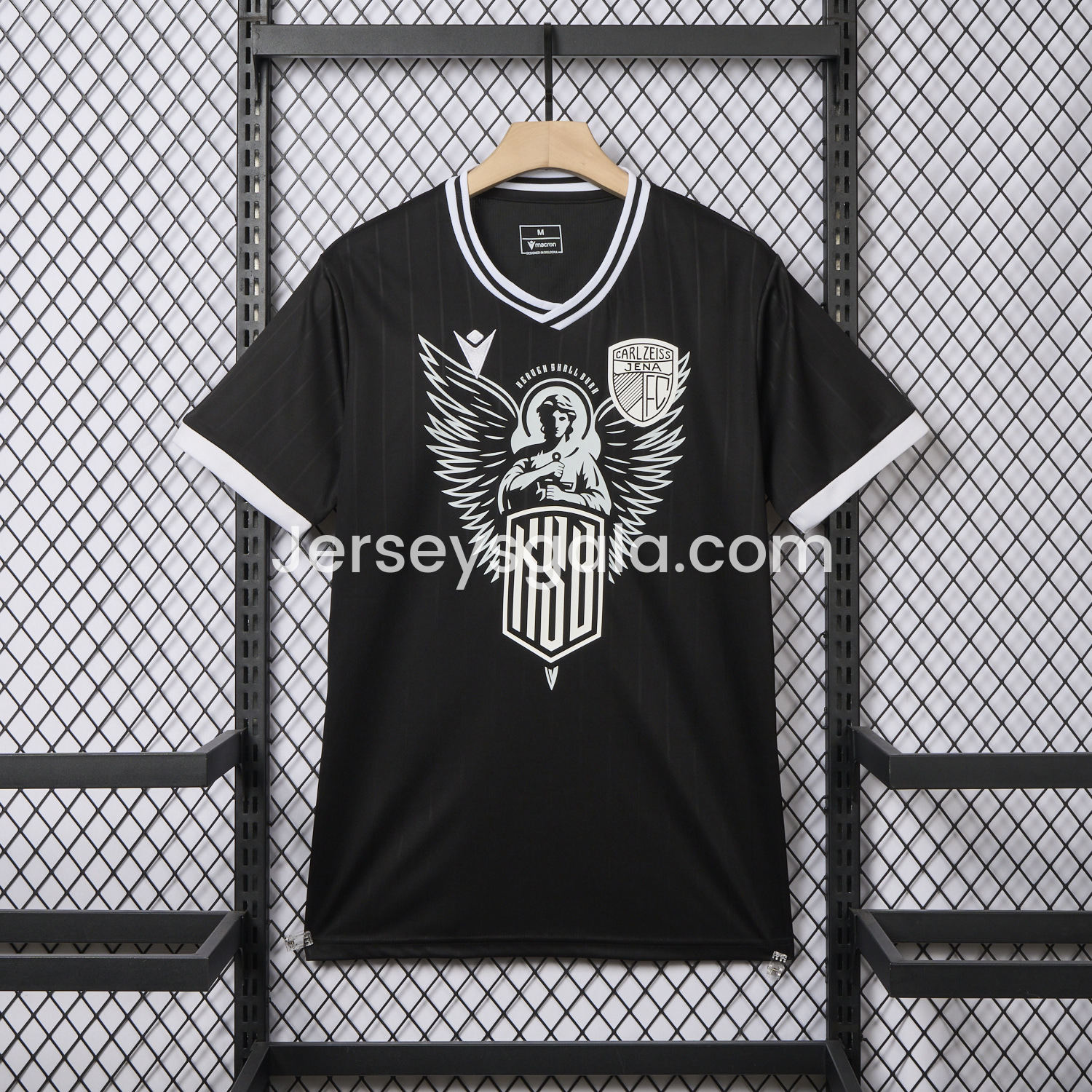 JerseysGala.com | Carl Zeiss Jena 24-25 Black Pre-Match Special Jersey - Fans Version -Customize Name, Number and Patch | Worldwide Shipping