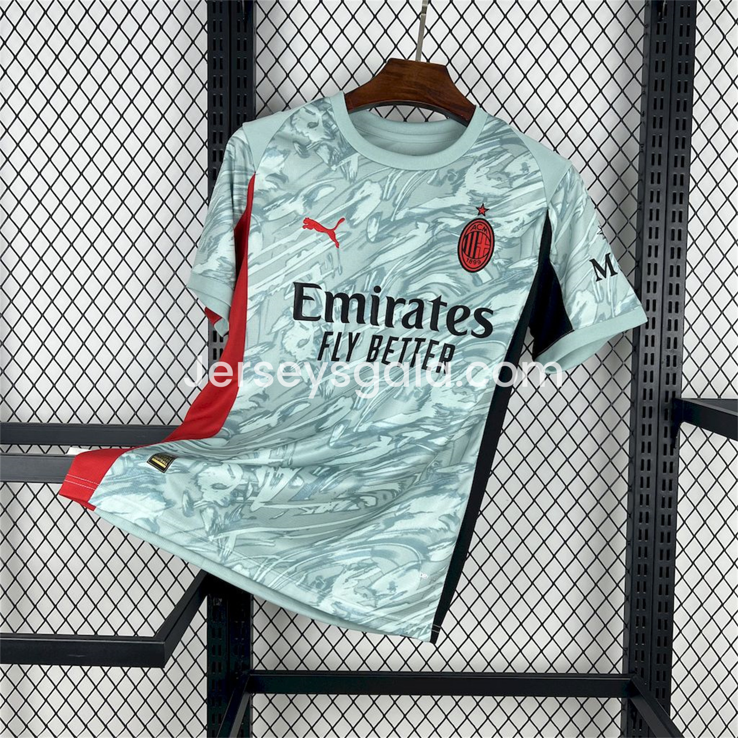 JerseysGala.com | AC Milan 25-26 Goalkeeper Home Jersey - Fans Version -Customize Name, Number and Patch | Worldwide Shipping