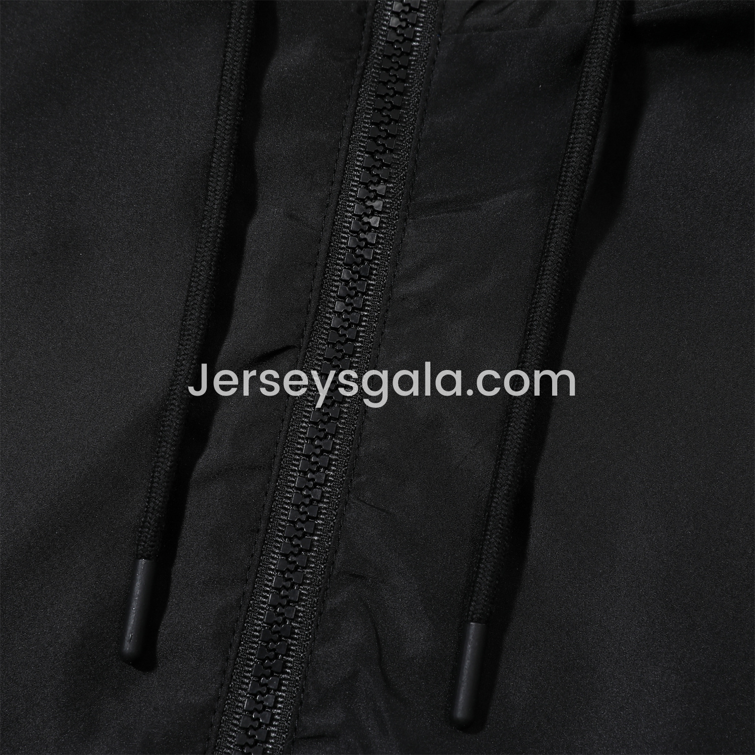 JerseysGala.com | Juventus 25-26 Terrace Icon Windbreaker Jacket - Black -Customize Name, Number and Patch | Worldwide Shipping