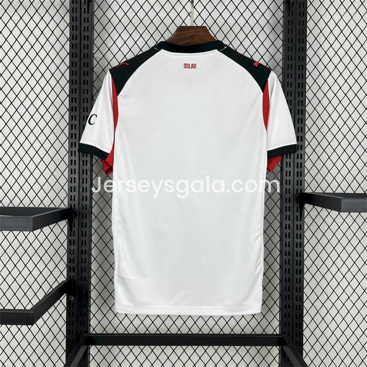 JerseysGala.com | AC Milan 25-26 Away White Jersey - Fans Version -Customize Name, Number and Patch | Worldwide Shipping