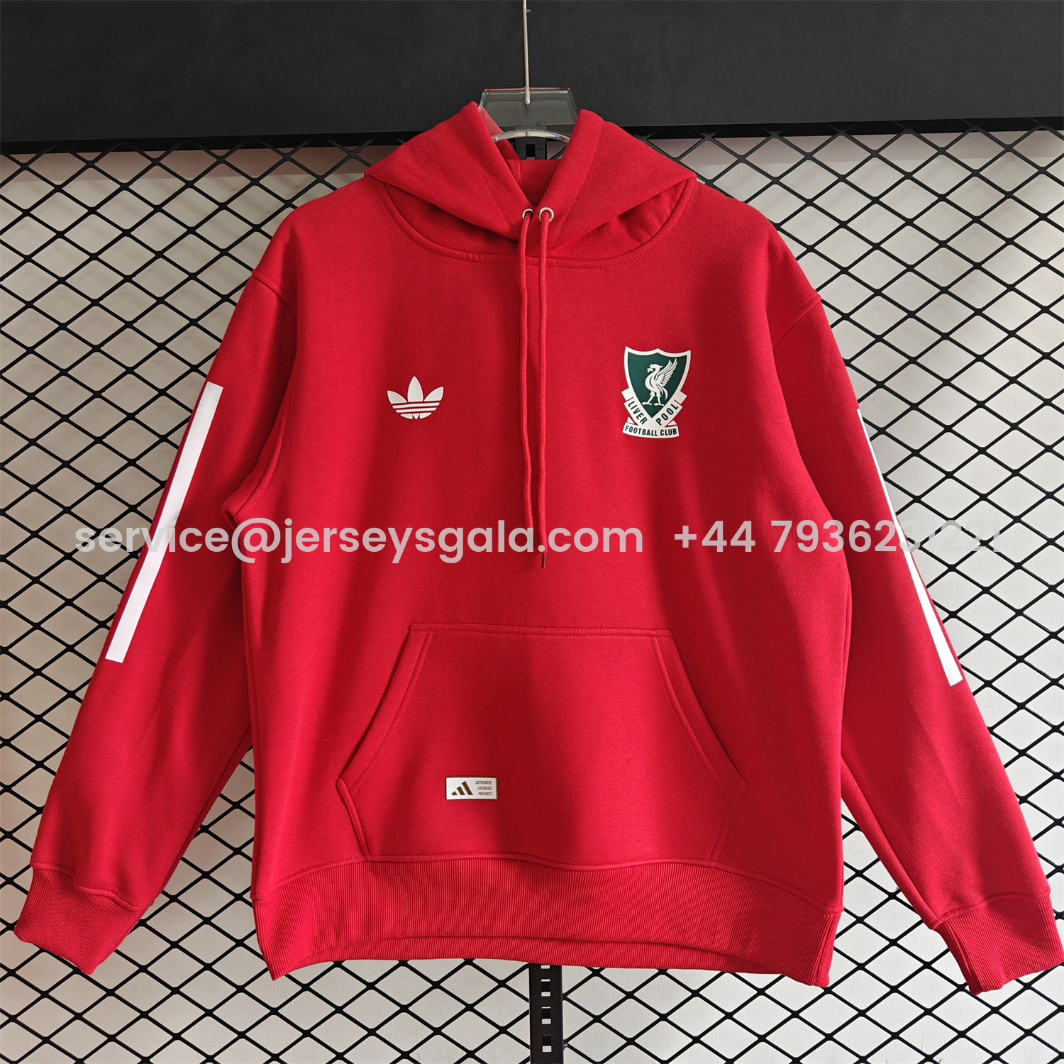 JerseysGala.com | Liver.pool 25-26 Originals Terrace Icon Unisex Pullover Hoodie -Customize Name, Number and Patch | Worldwide Shipping