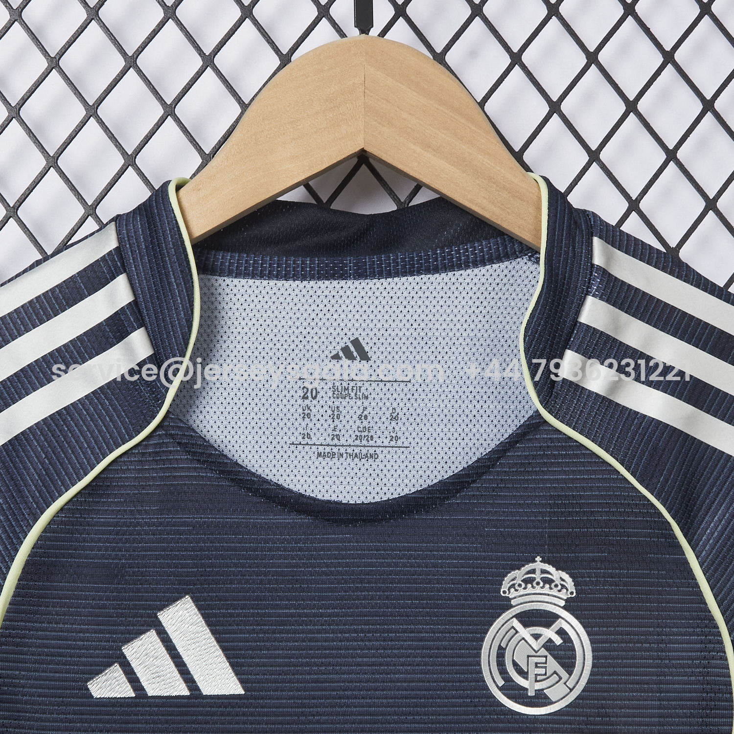 JerseysGala.com | Real Madrid 25-26 Away Kids Kit - Player Version -Customize Name, Number and Patch | Worldwide Shipping