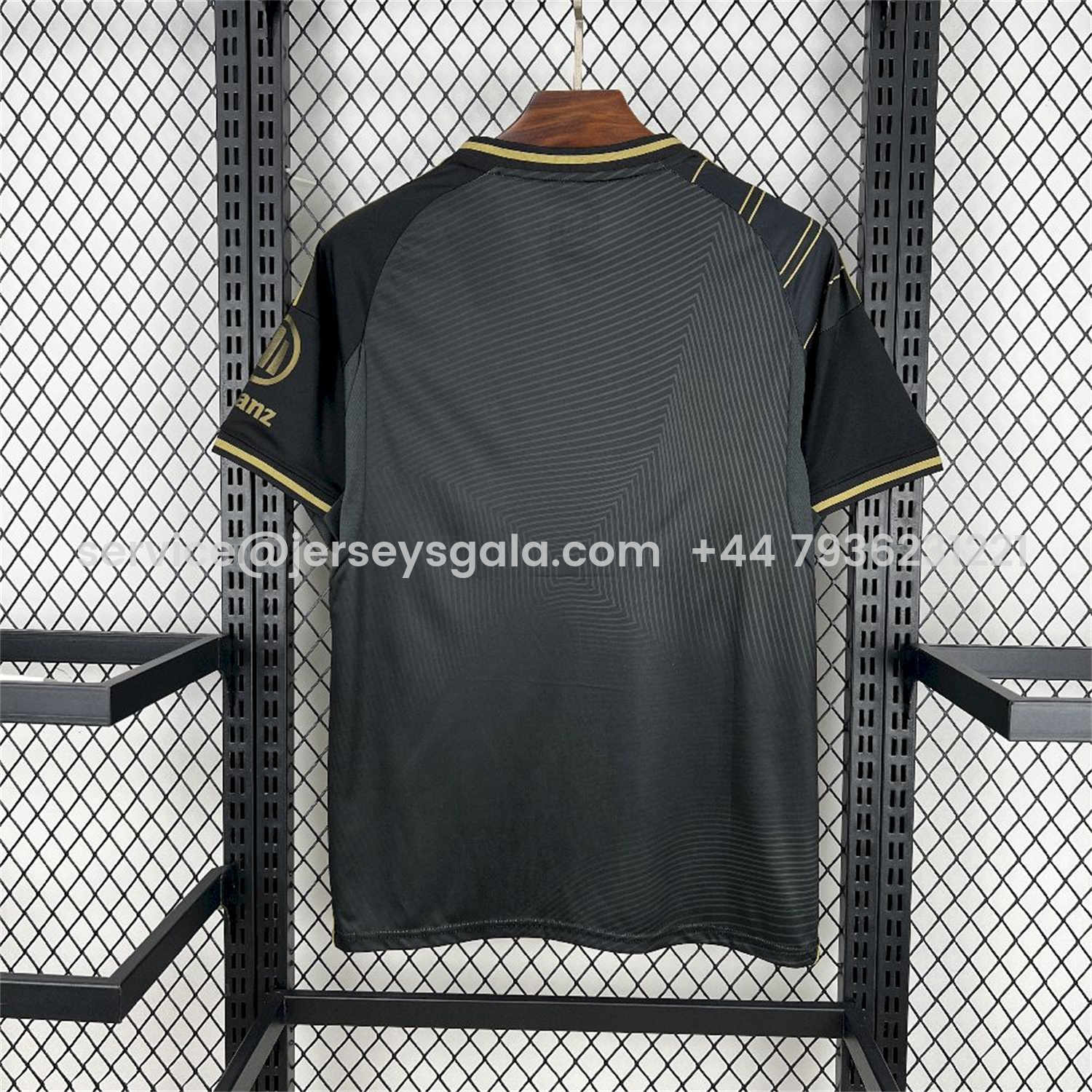 JerseysGala.com | Bayern Munich 25-26 Black Gold Special Edition Jersey - Fans Version -Customize Name, Number and Patch | Worldwide Shipping