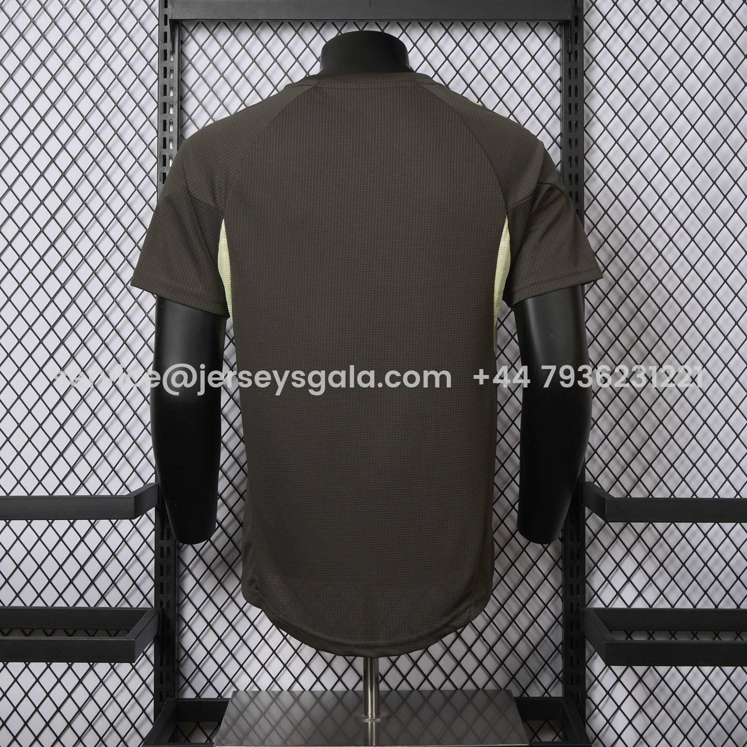 JerseysGala.com | Real Madrid 25-26 Deep Grey Training Jersey - Player Version -Customize Name, Number and Patch | Worldwide Shipping