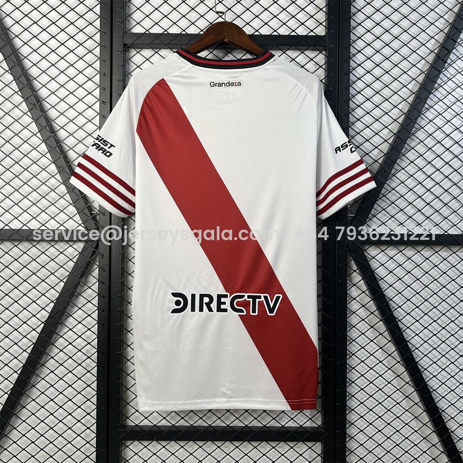 JerseysGala.com | River Plate 25-26 Home Unsponsored Jersey - Fans Version -Customize Name, Number and Patch | Worldwide Shipping