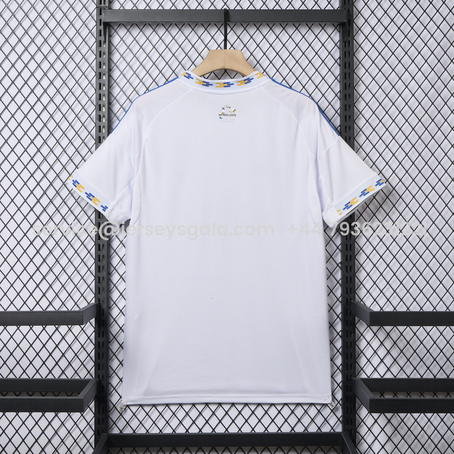 JerseysGala.com | Leeds United 25-26 Home White Jersey - Fans Version -Customize Name, Number and Patch | Worldwide Shipping