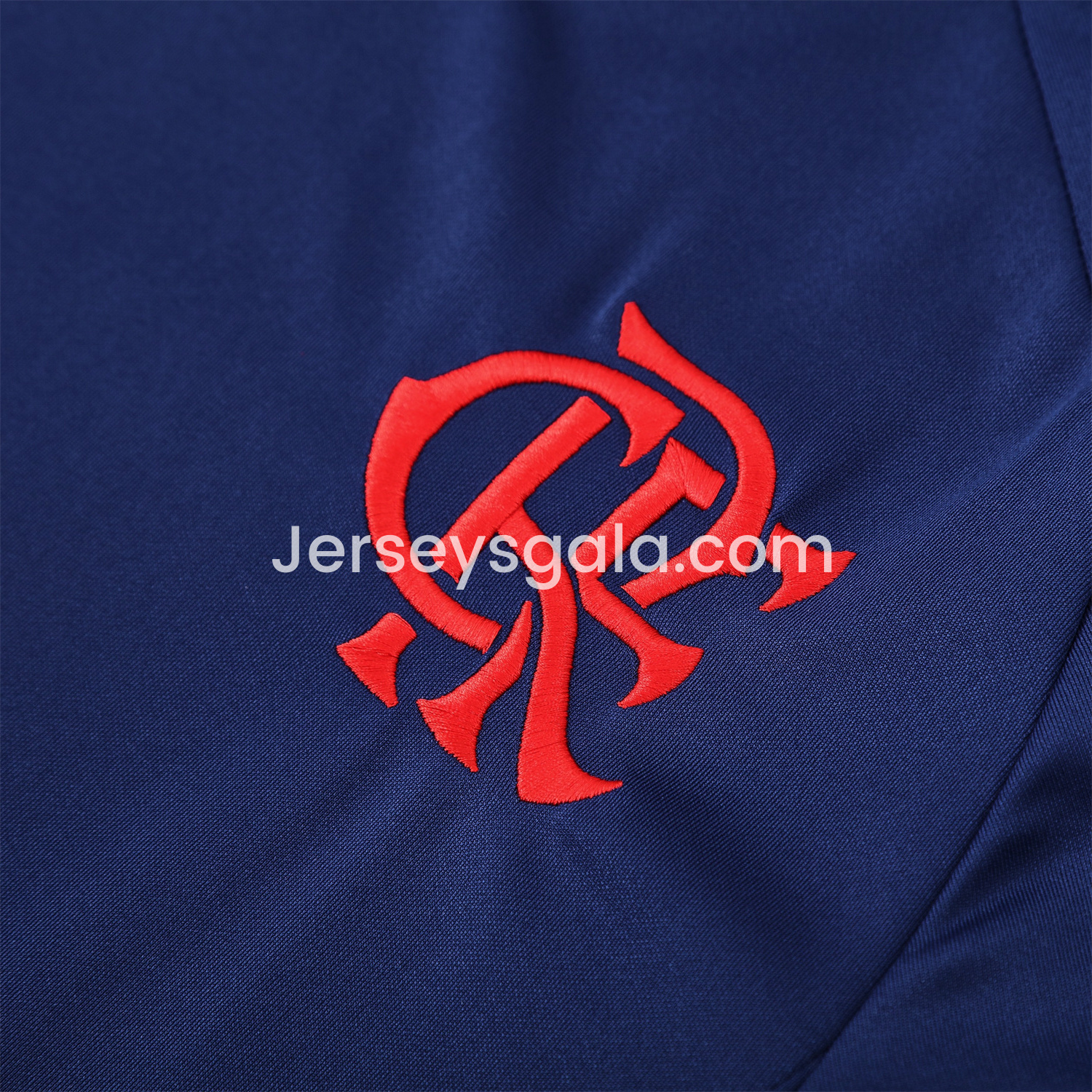 JerseysGala.com | Flamengo 25-26 Training Hoodie Set - Royal Blue Top and Pants -Customize Name, Number and Patch | Worldwide Shipping
