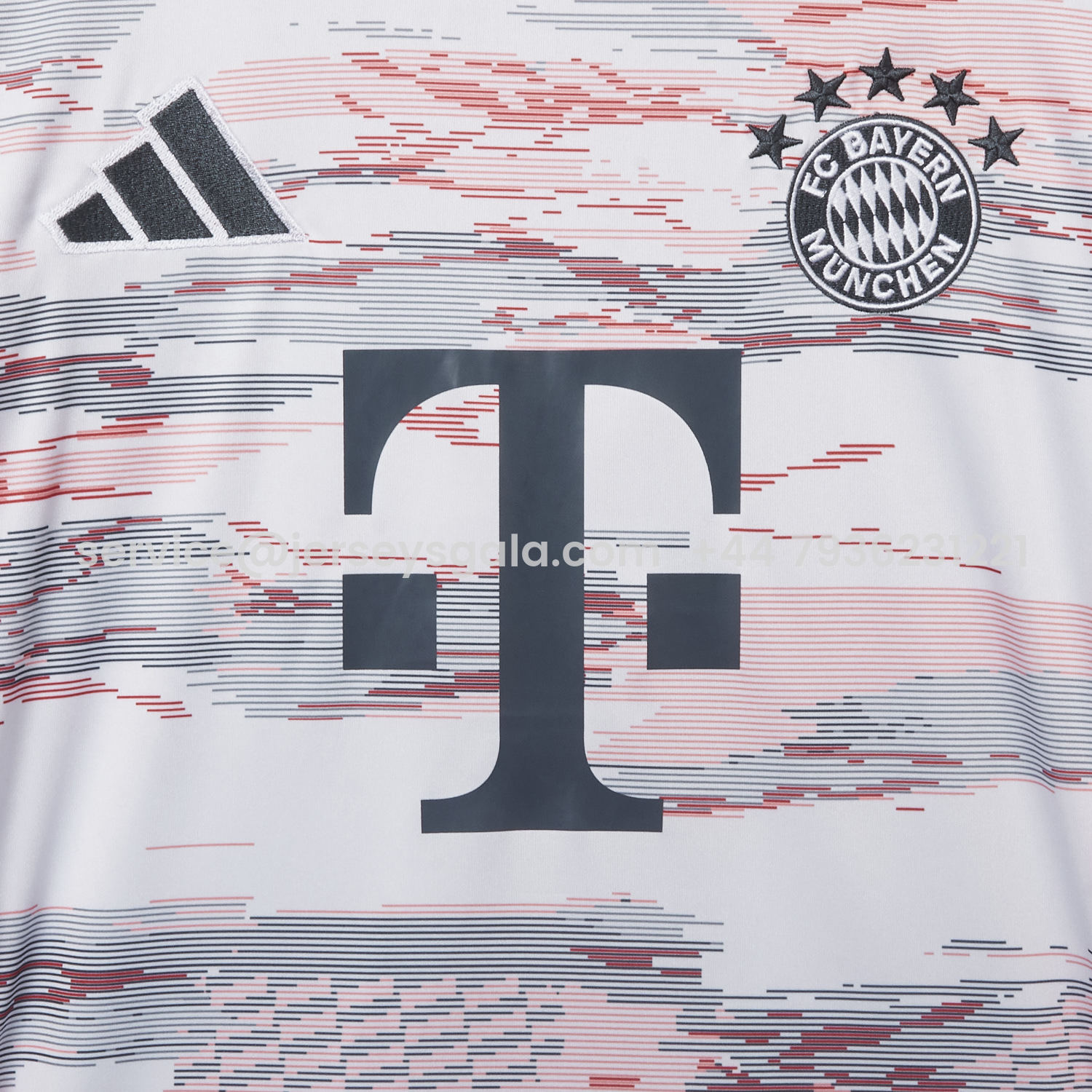 JerseysGala.com | Bayern Munich 25-26 Away White Jersey - Fans Version -Customize Name, Number and Patch | Worldwide Shipping