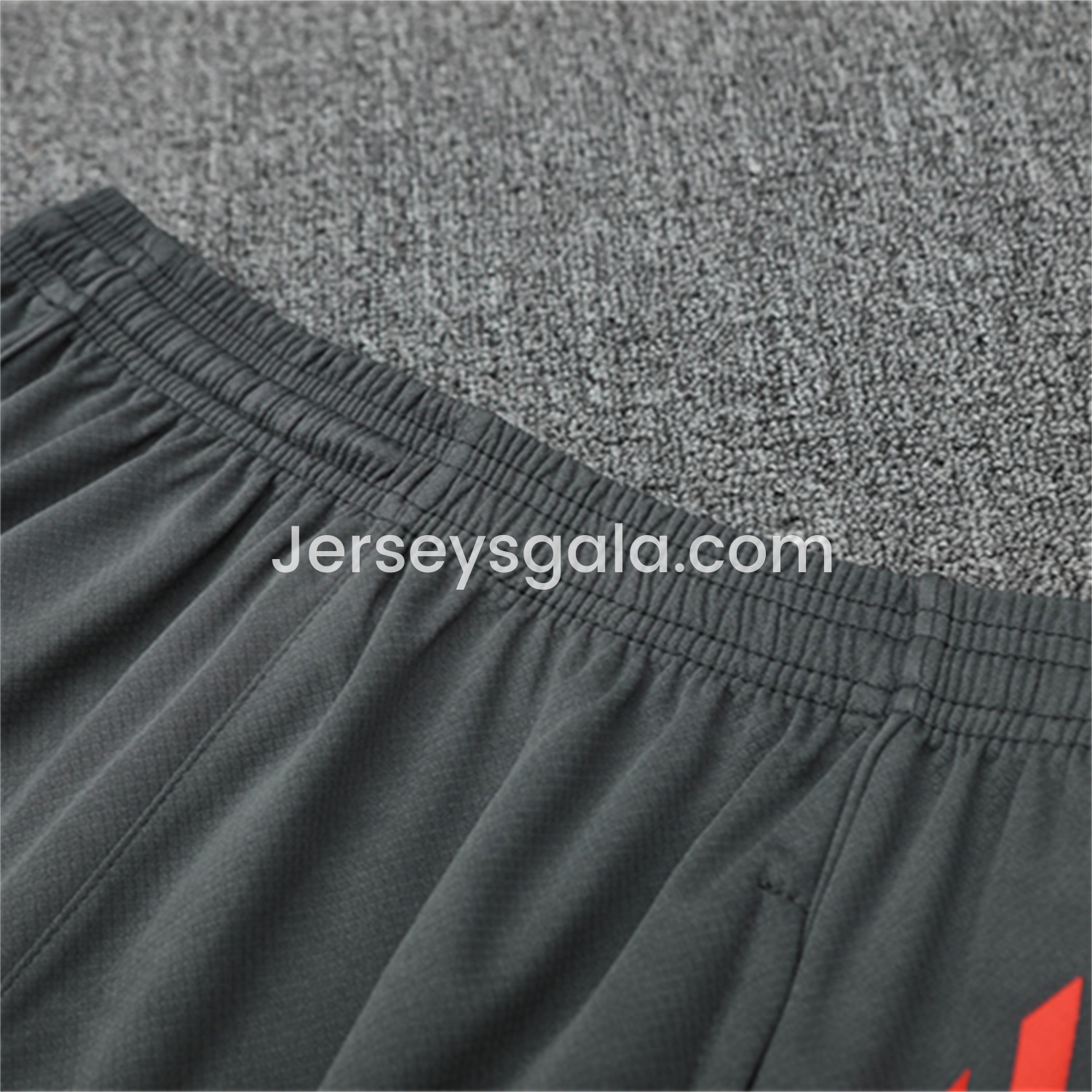 JerseysGala.com | Bayern Munich 25-26 Short-Sleeve Training Set - Orange Top & Gray shorts -Customize Name, Number and Patch | Worldwide Shipping