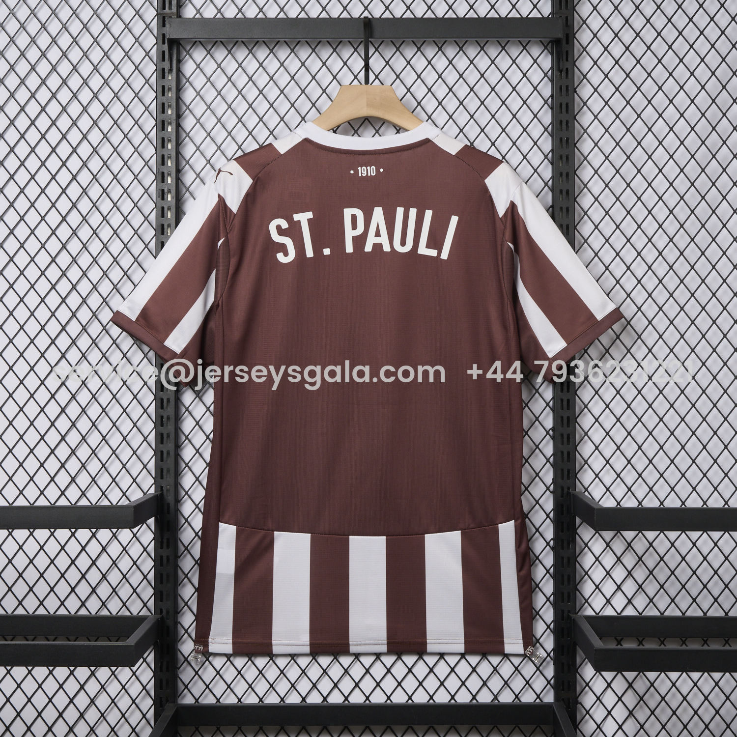 JerseysGala.com | St. Pauli 25-26 Home Jersey - Fans Version -Customize Name, Number and Patch | Worldwide Shipping