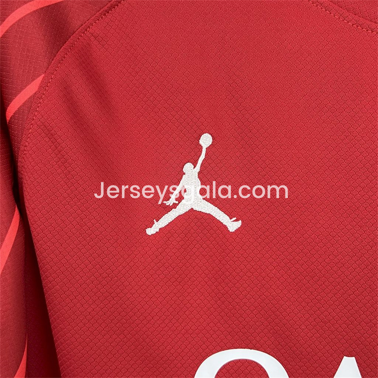 JerseysGala.com | Paris Saint-Germain PSG 24-25 Fourth Goalkeeper Red Long Sleeves Jersey - Fans Version -Customize Name, Number and Patch | Worldwide Shipping
