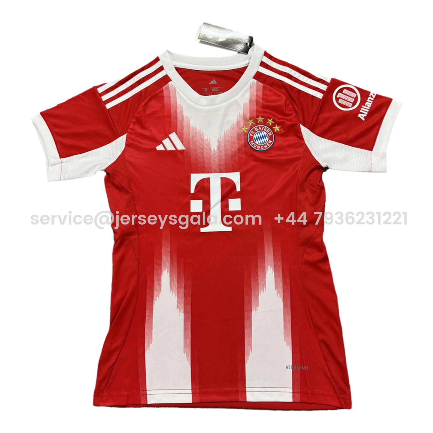 JerseysGala.com | Women's Bayern Munich 25-26 Home Jersey -Customize Name, Number and Patch | Worldwide Shipping