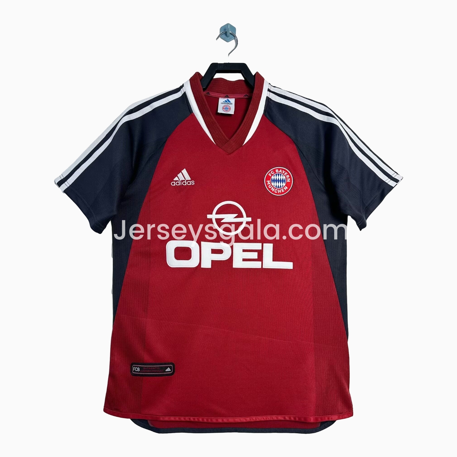 JerseysGala.com | Retro Bayern Munich 2001-02 Home Jersey -Customize Name, Number and Patch | Worldwide Shipping