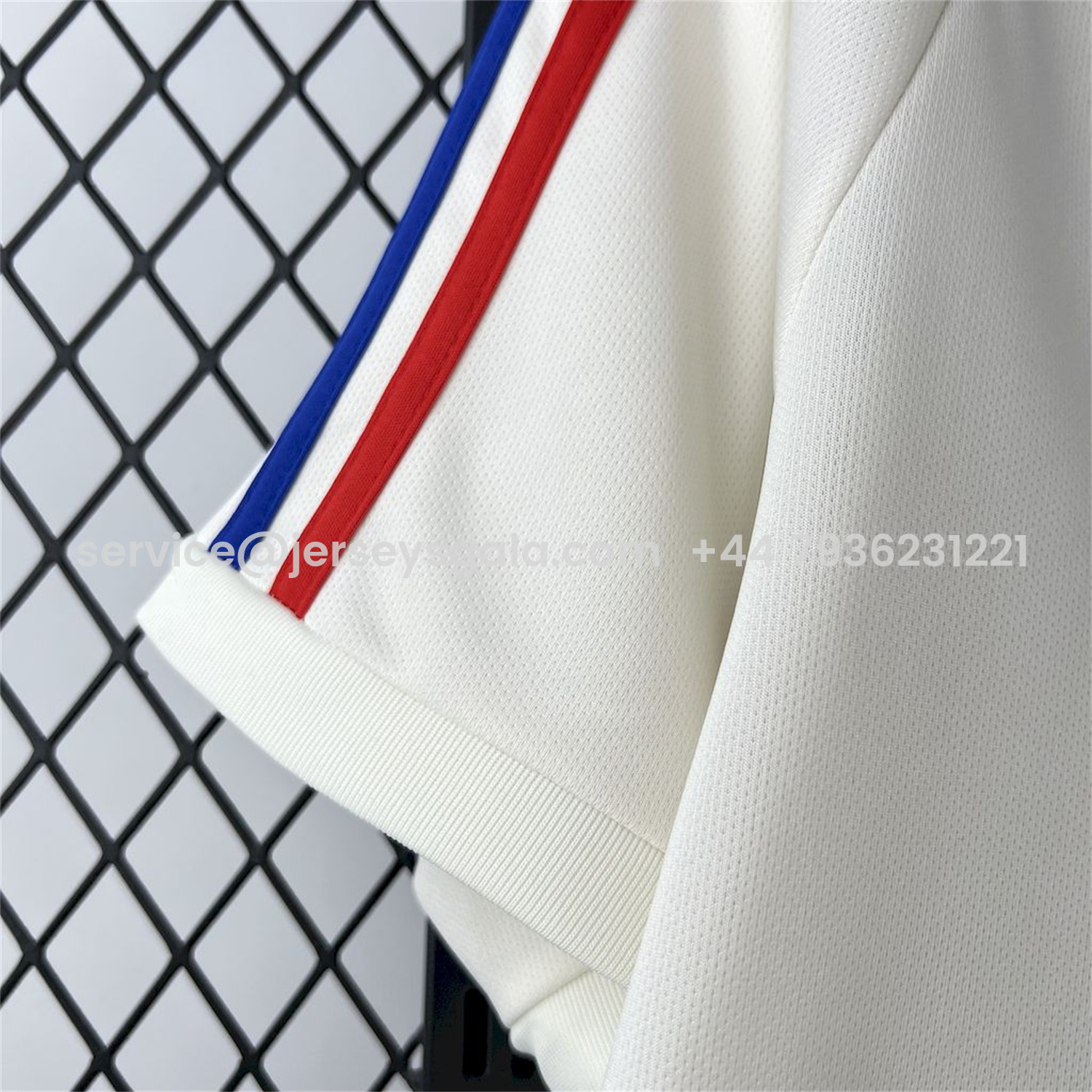 JerseysGala.com | Lyon 25-26 75-Year Anniversary White Jersey - Fans Version -Customize Name, Number and Patch | Worldwide Shipping
