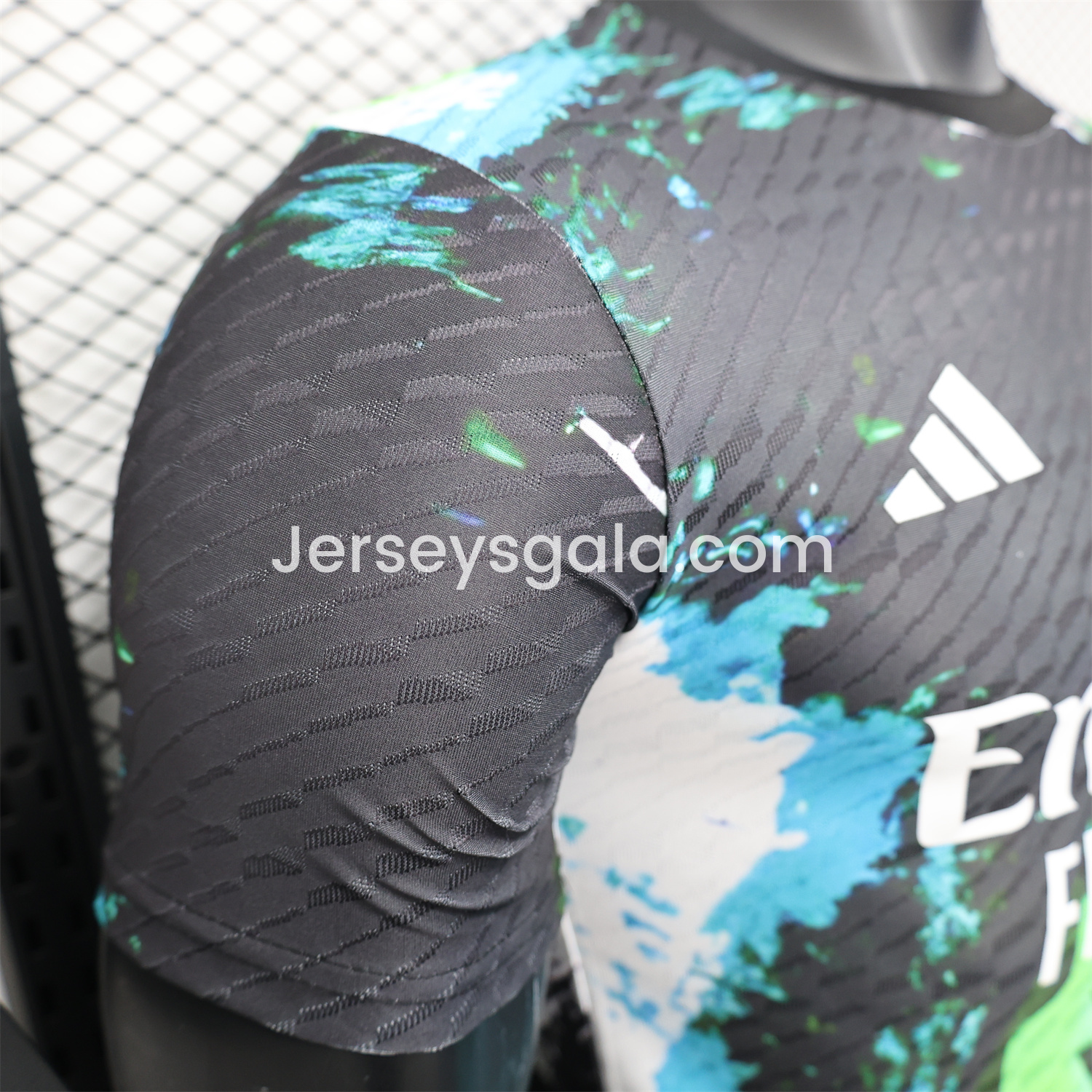 JerseysGala.com | Real Madrid 25-26 Green & Black Special Edition Jersey - Player Version -Customize Name, Number and Patch | Worldwide Shipping