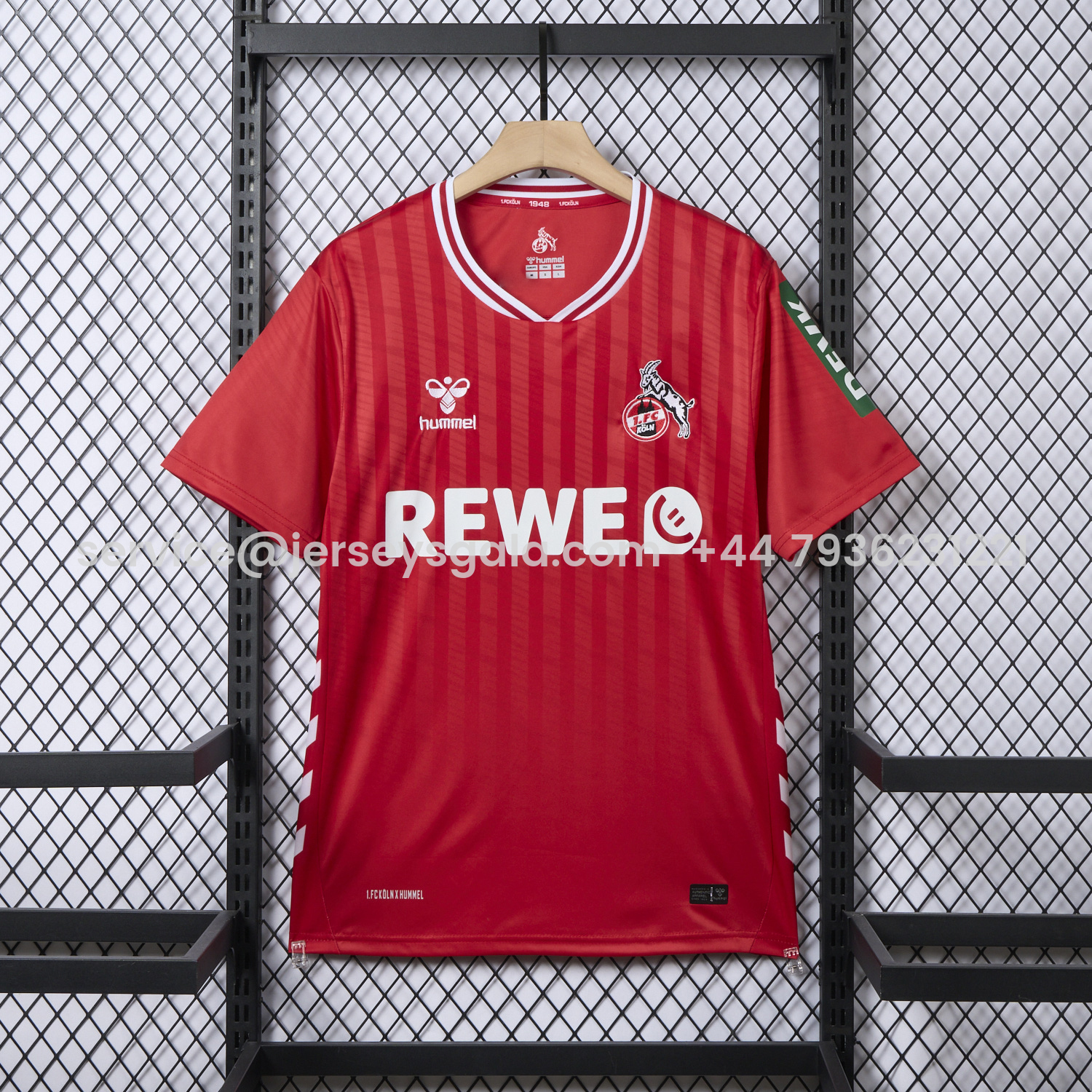 JerseysGala.com | K-O-L-N 25-26 Away Red Jersey - Fans Version -Customize Name, Number and Patch | Worldwide Shipping