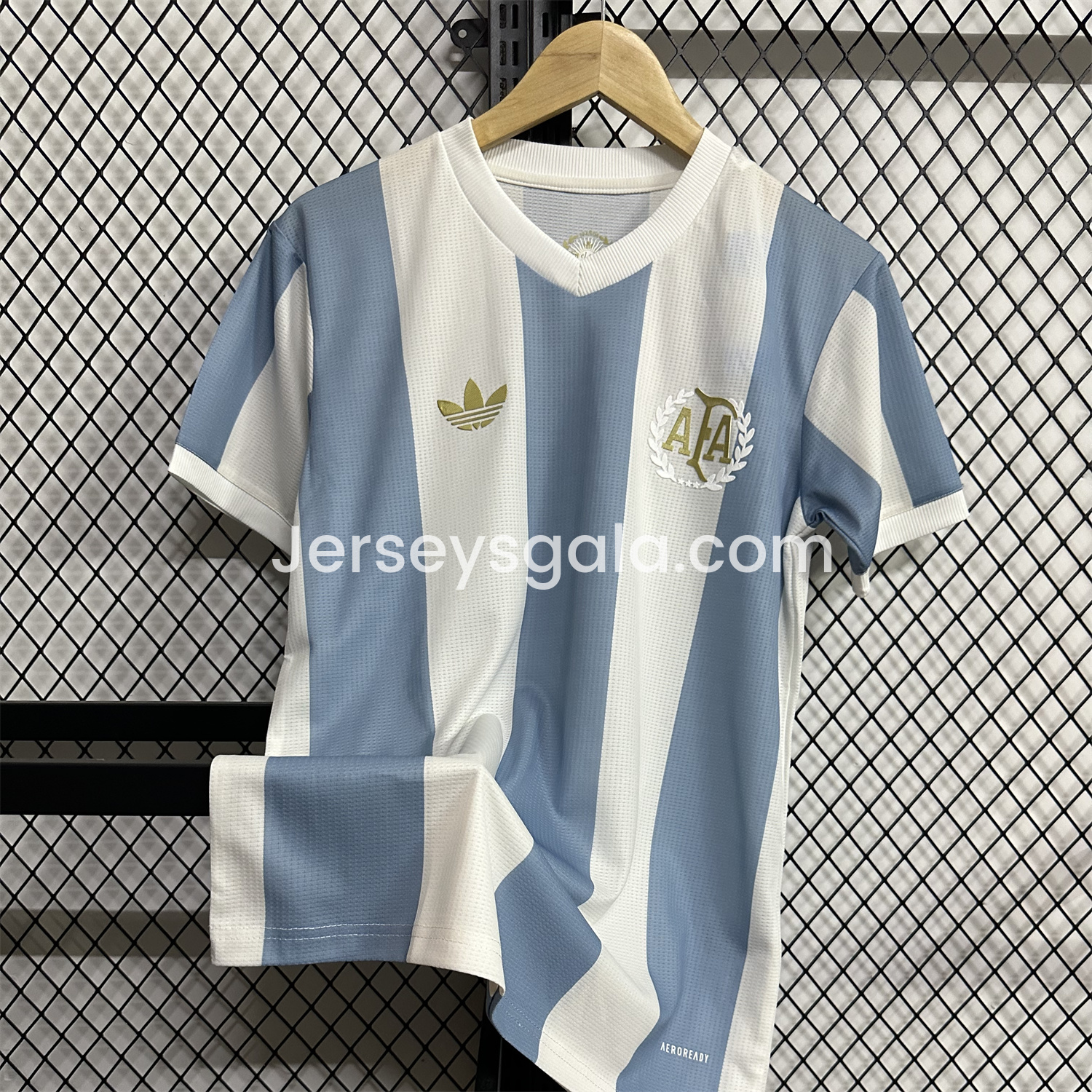 JerseysGala.com | Argentina 24-25 Adi 50 Years Anniversary Jersey - Fans Version -Customize Name, Number and Patch | Worldwide Shipping