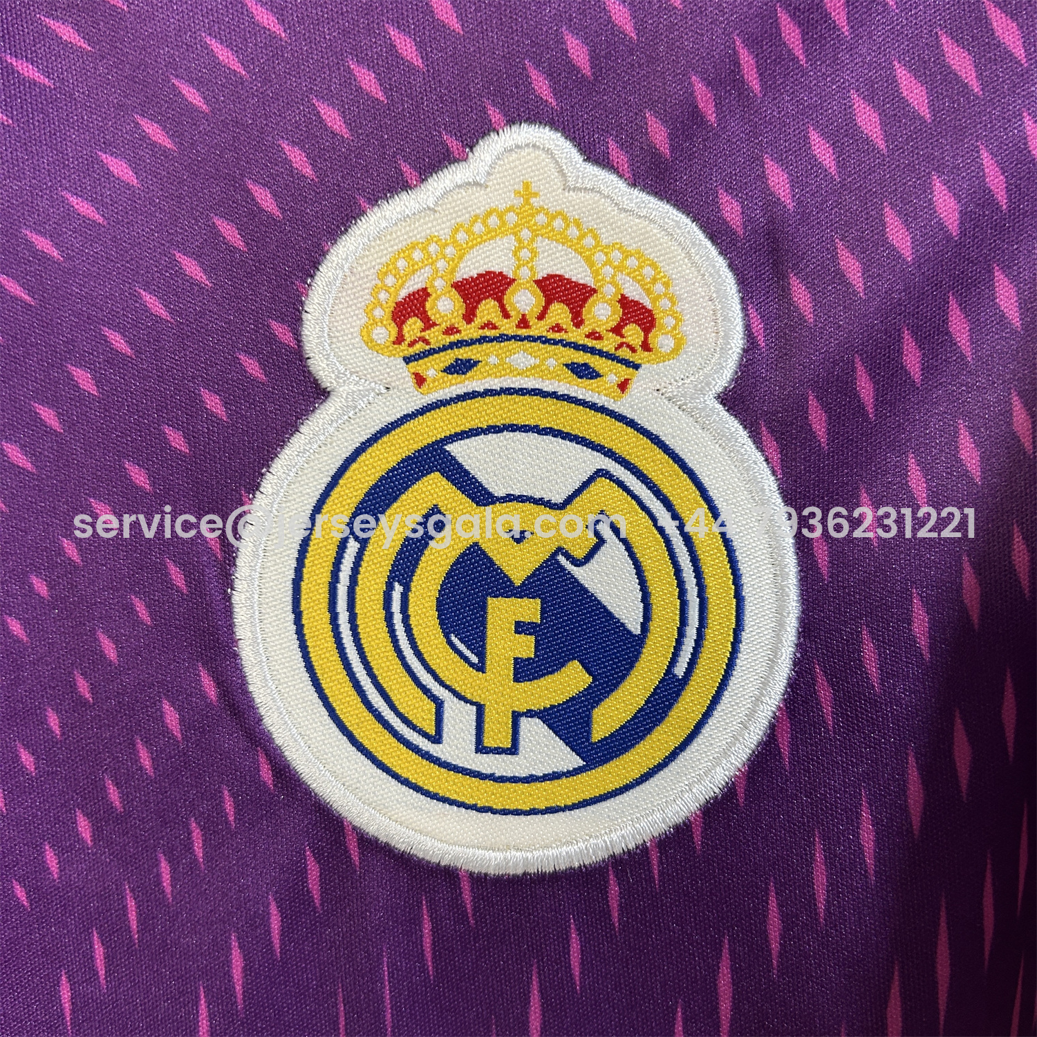 JerseysGala.com | Real Madrid 25-26 Purple Goalkeeper Jersey - Fans Version -Customize Name, Number and Patch | Worldwide Shipping