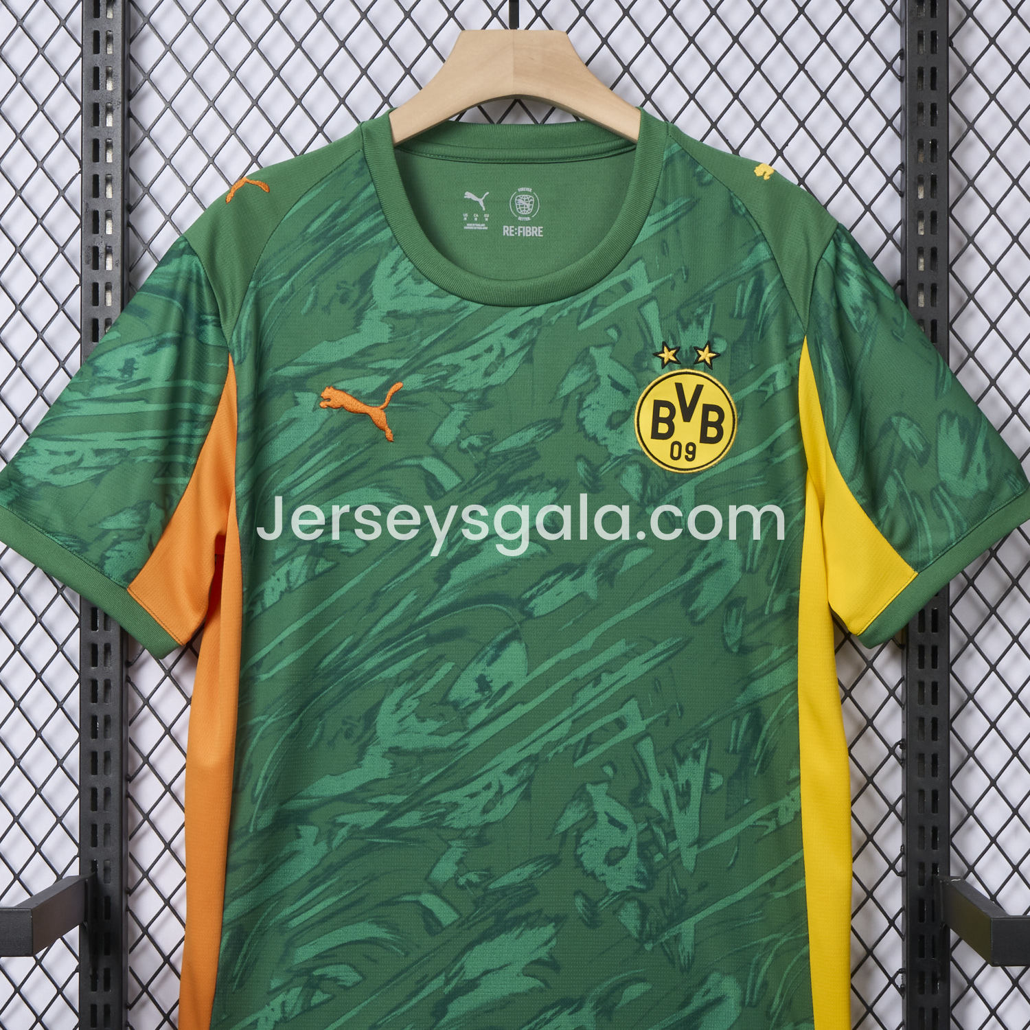 JerseysGala.com | Dortmund 25-26 Green Goalkeeper Unsponsored Jersey - Fans Version -Customize Name, Number and Patch | Worldwide Shipping