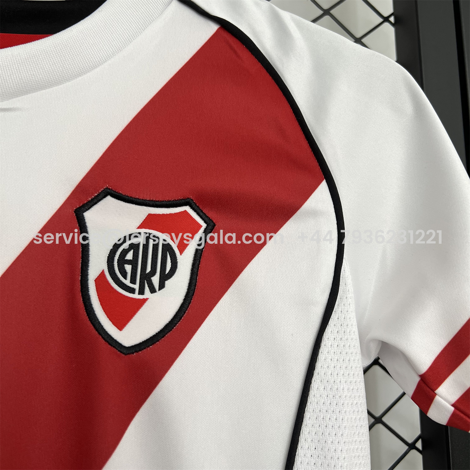 JerseysGala.com | River Plate 25-26 Home Unsponsored Kids Kit -Customize Name, Number and Patch | Worldwide Shipping