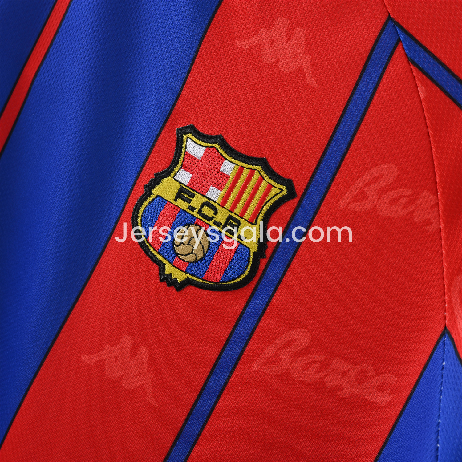 JerseysGala.com | Retro Barcelona 1997-98 Home Jersey -Customize Name, Number and Patch | Worldwide Shipping
