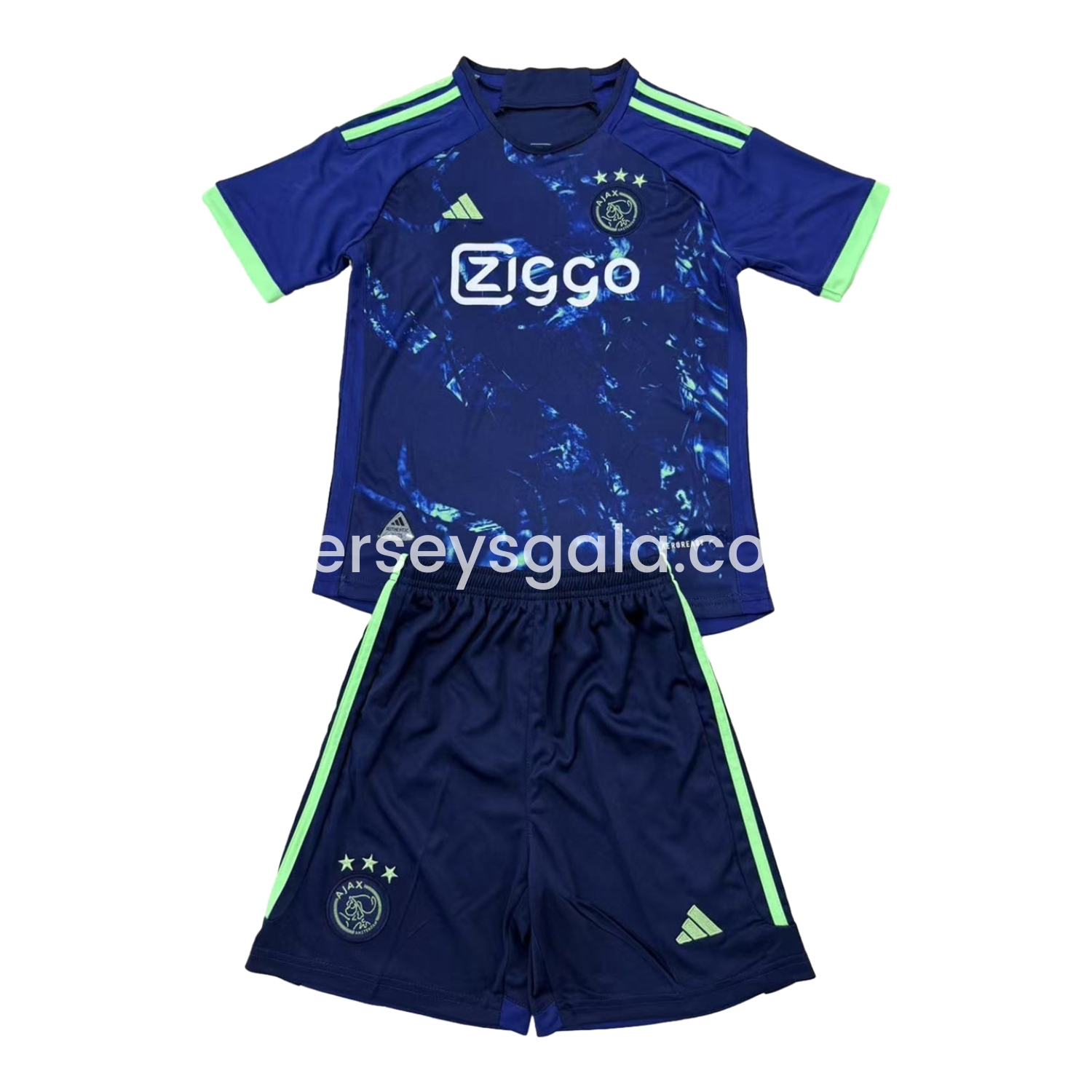 JerseysGala.com | Ajax 24-25 Blue Special Edition Kids Kit -Customize Name, Number and Patch | Worldwide Shipping