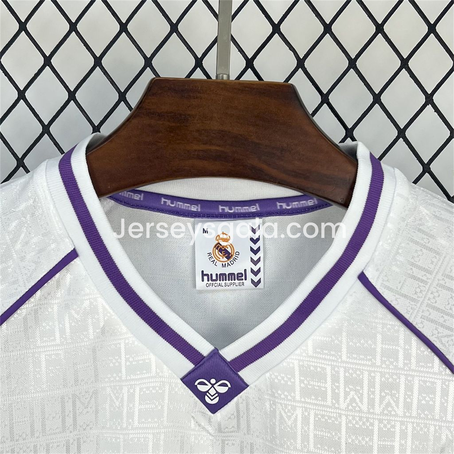 JerseysGala.com | Retro Real Madrid 1990-92 Home Jersey -Customize Name, Number and Patch | Worldwide Shipping