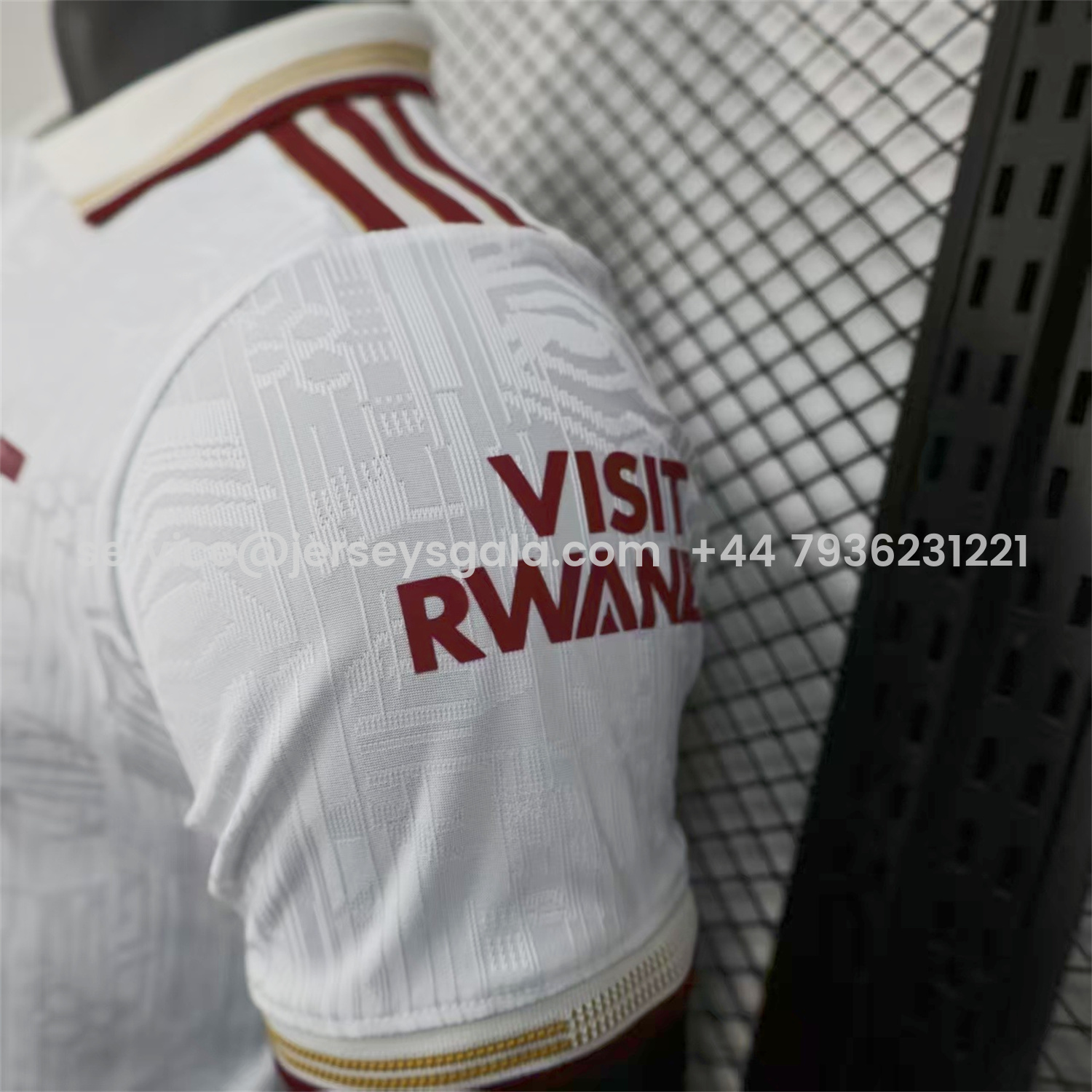 JerseysGala.com | Arsenal 25-26 Third White Jersey - Player Version -Customize Name, Number and Patch | Worldwide Shipping