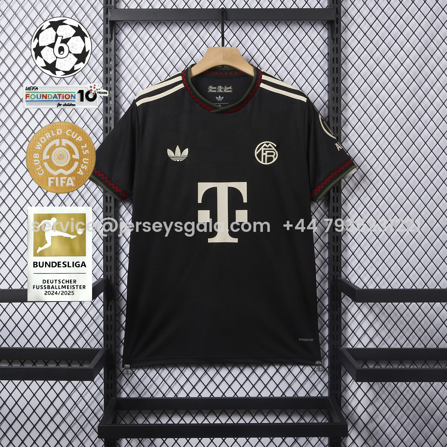 JerseysGala.com | Bayern Munich 25-26 Third Jersey - Fans Version -Customize Name, Number and Patch | Worldwide Shipping