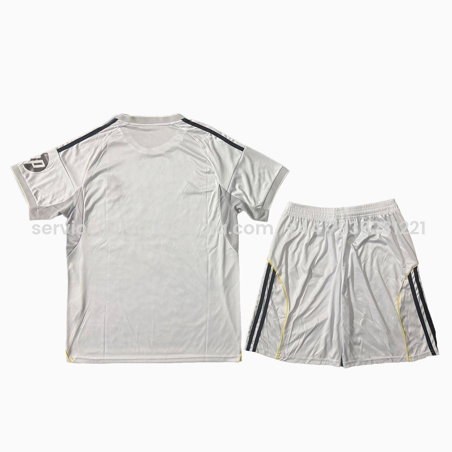 JerseysGala.com | Real Madrid 25-26 Home Men's Adult Jersey Set - Fans Version -Customize Name, Number and Patch | Worldwide Shipping