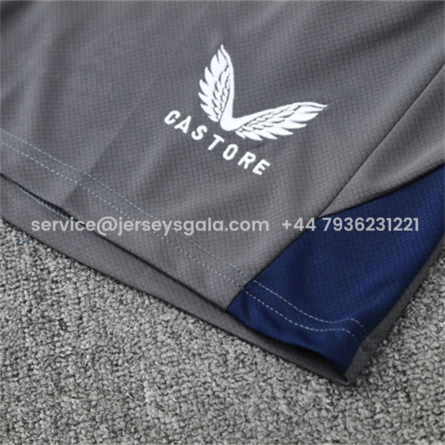 JerseysGala.com | Feyenoord 25-26 Kids Short-Sleeve Training Set - Dark Gray Top & Dark Gray Shorts -Customize Name, Number and Patch | Worldwide Shipping