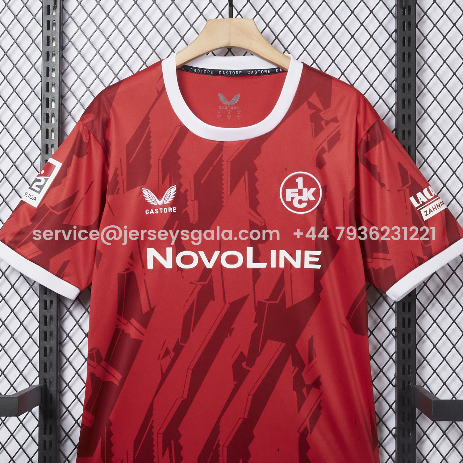 JerseysGala.com | Kaiserslautern 25-26 Home Jersey - Fans Version -Customize Name, Number and Patch | Worldwide Shipping