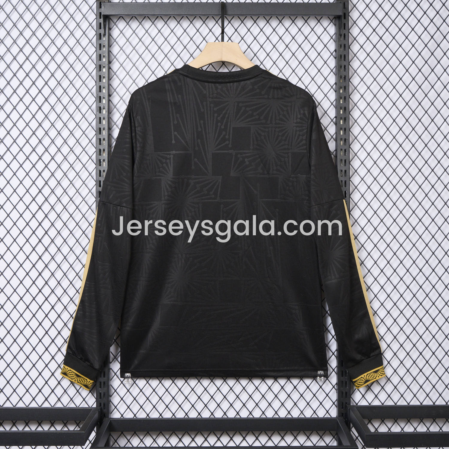 JerseysGala.com | Mexico 2025 Gold Cup Black Long Sleeves Jersey - Fans Version -Customize Name, Number and Patch | Worldwide Shipping