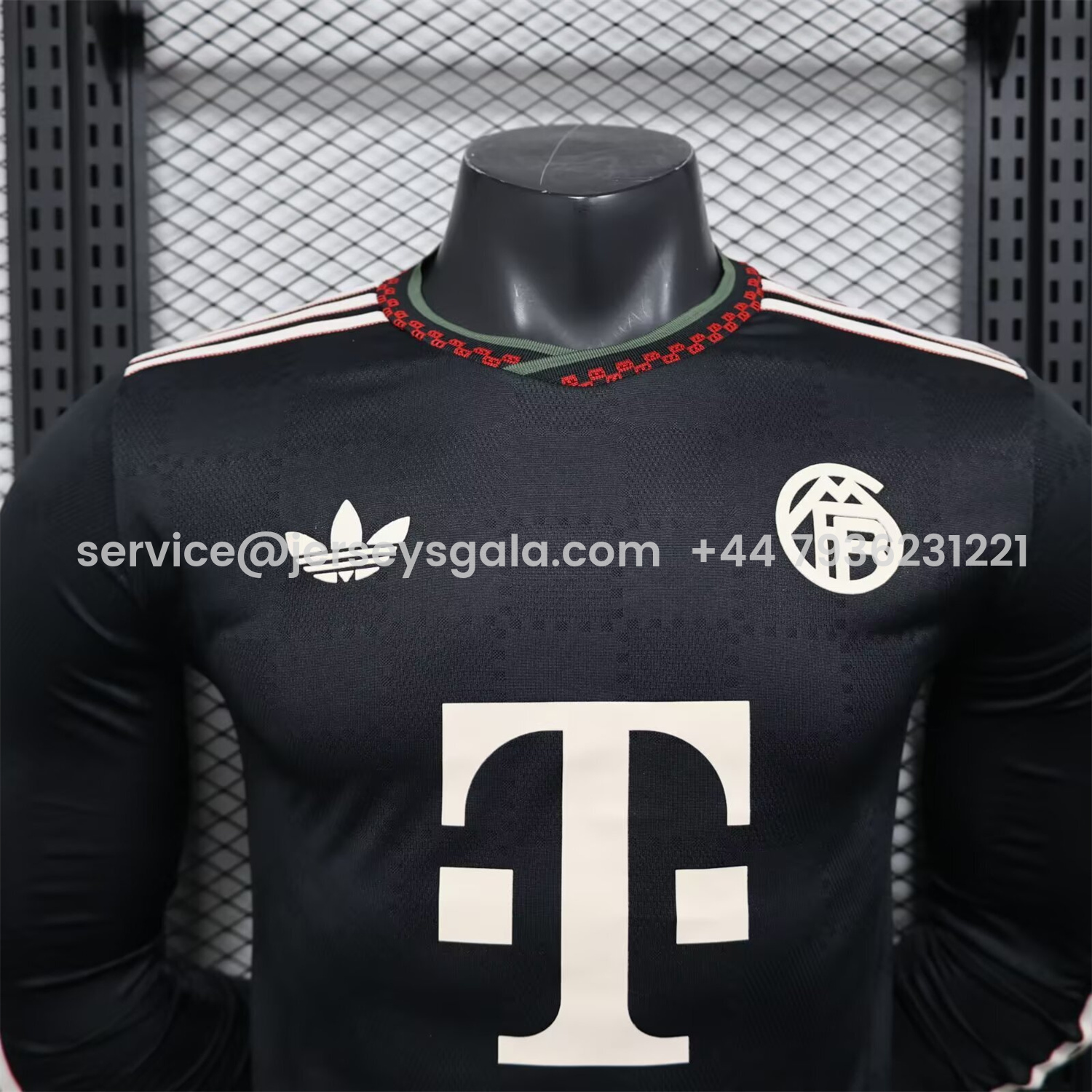 JerseysGala.com | Bayern Munich 25-26 Third Long Sleeves Jersey - Player Version -Customize Name, Number and Patch | Worldwide Shipping