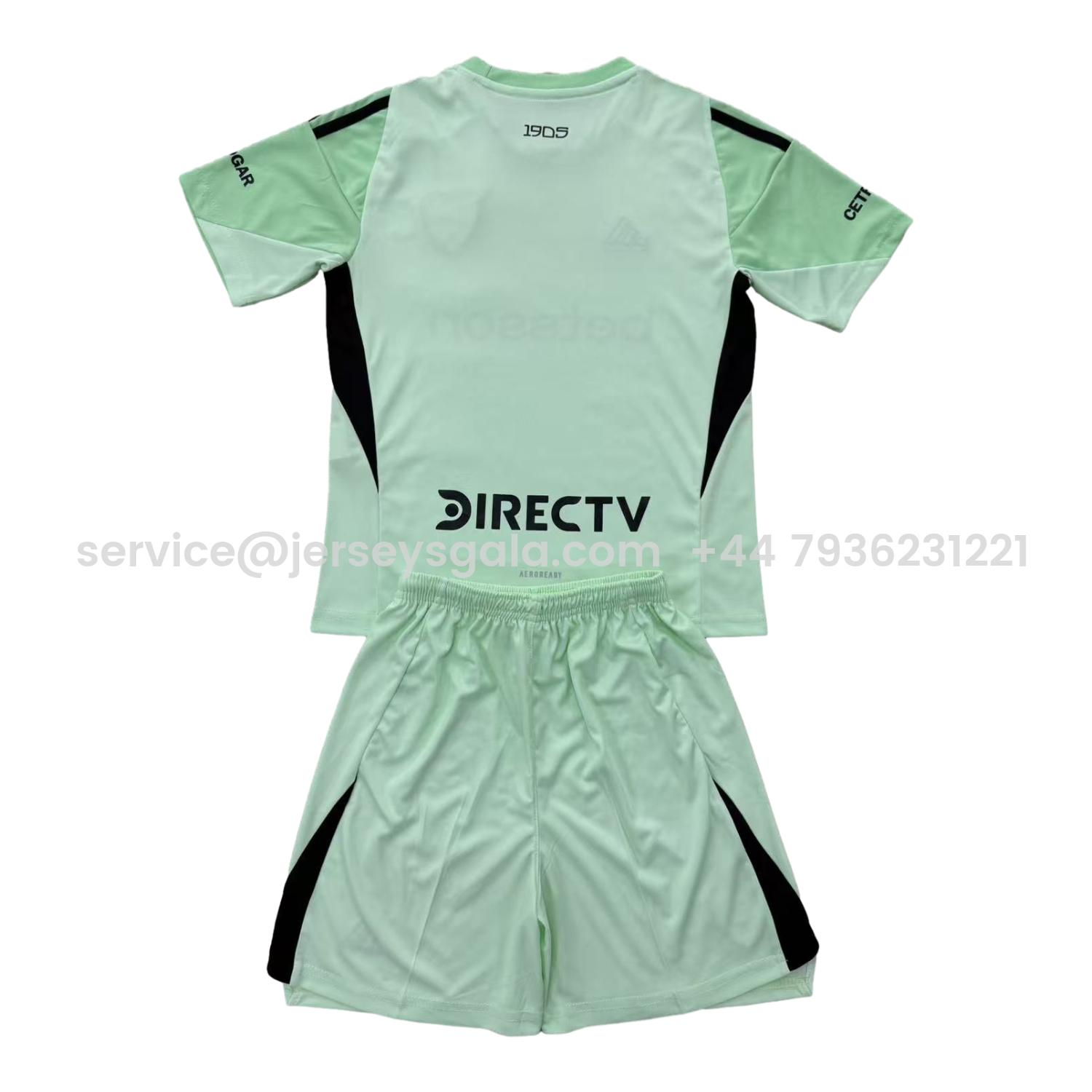 JerseysGala.com | Boca Juniors 25-26 Green Goalkeeper Kids Kit -Customize Name, Number and Patch | Worldwide Shipping