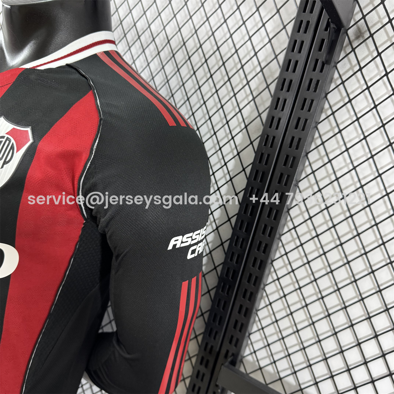 JerseysGala.com | River Plate 25-26 Away Long Sleeves Jersey - Player Version -Customize Name, Number and Patch | Worldwide Shipping