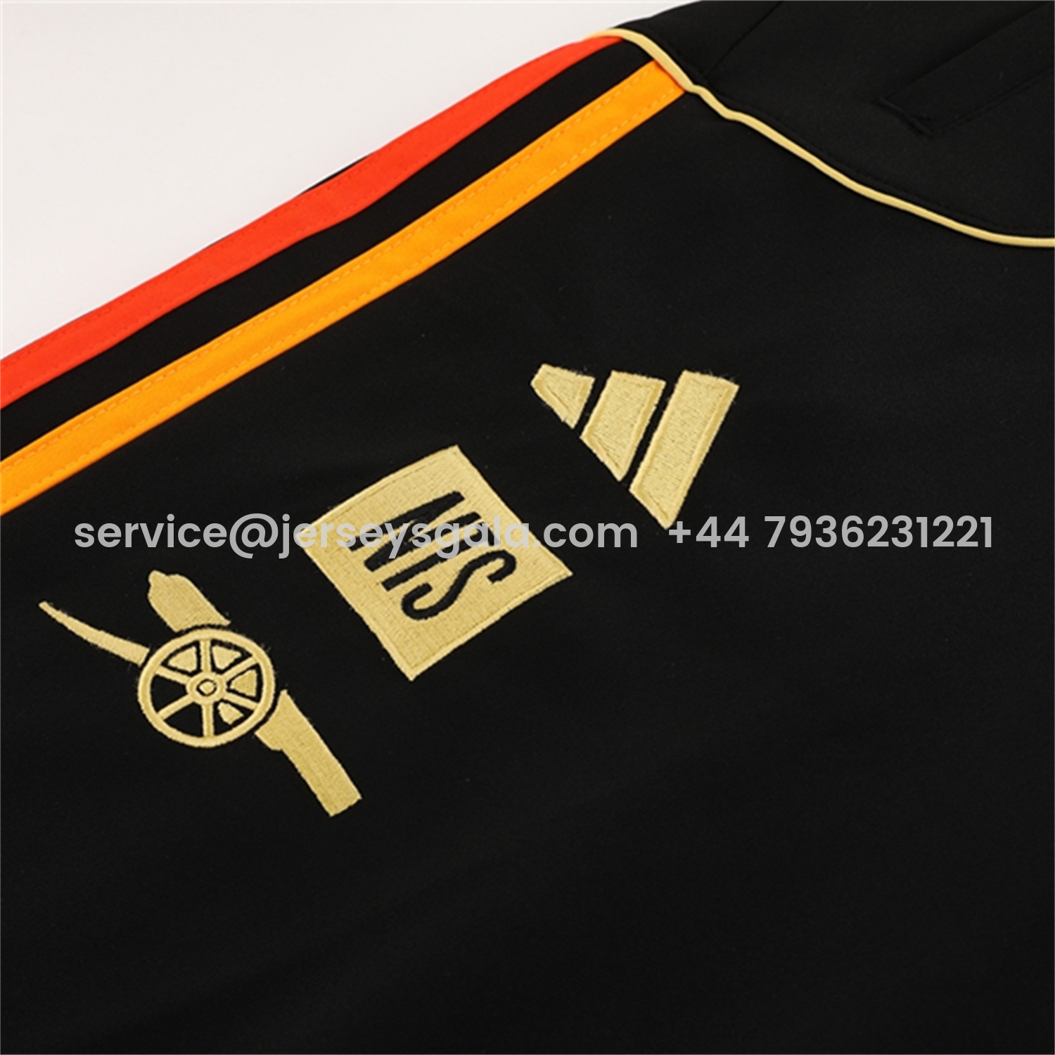 JerseysGala.com | Arsenal 25-26 NTS Urban Purist Jacket Training Tracksuit - Black Throwback Jackets & Pants -Customize Name, Number and Patch | Worldwide Shipping