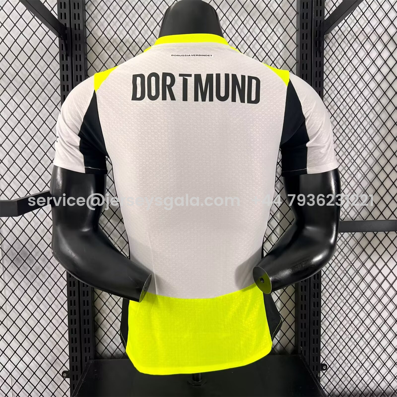 JerseysGala.com | Dortmund 25-26 Away Silver Mist Jersey - Player Version -Customize Name, Number and Patch | Worldwide Shipping