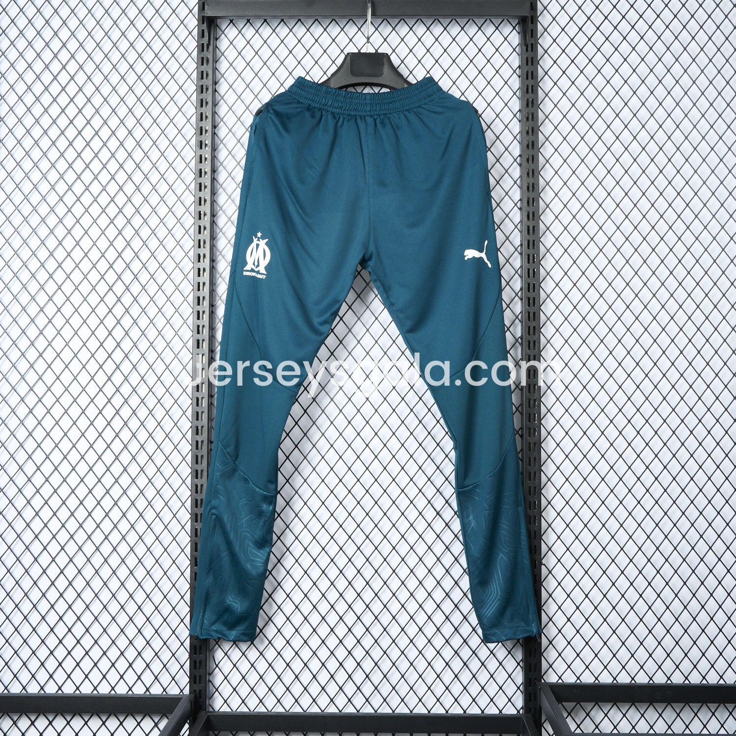 JerseysGala.com | Marseille 24-25 Royal Deep Teal Training Pants - Player Version -Customize Name, Number and Patch | Worldwide Shipping