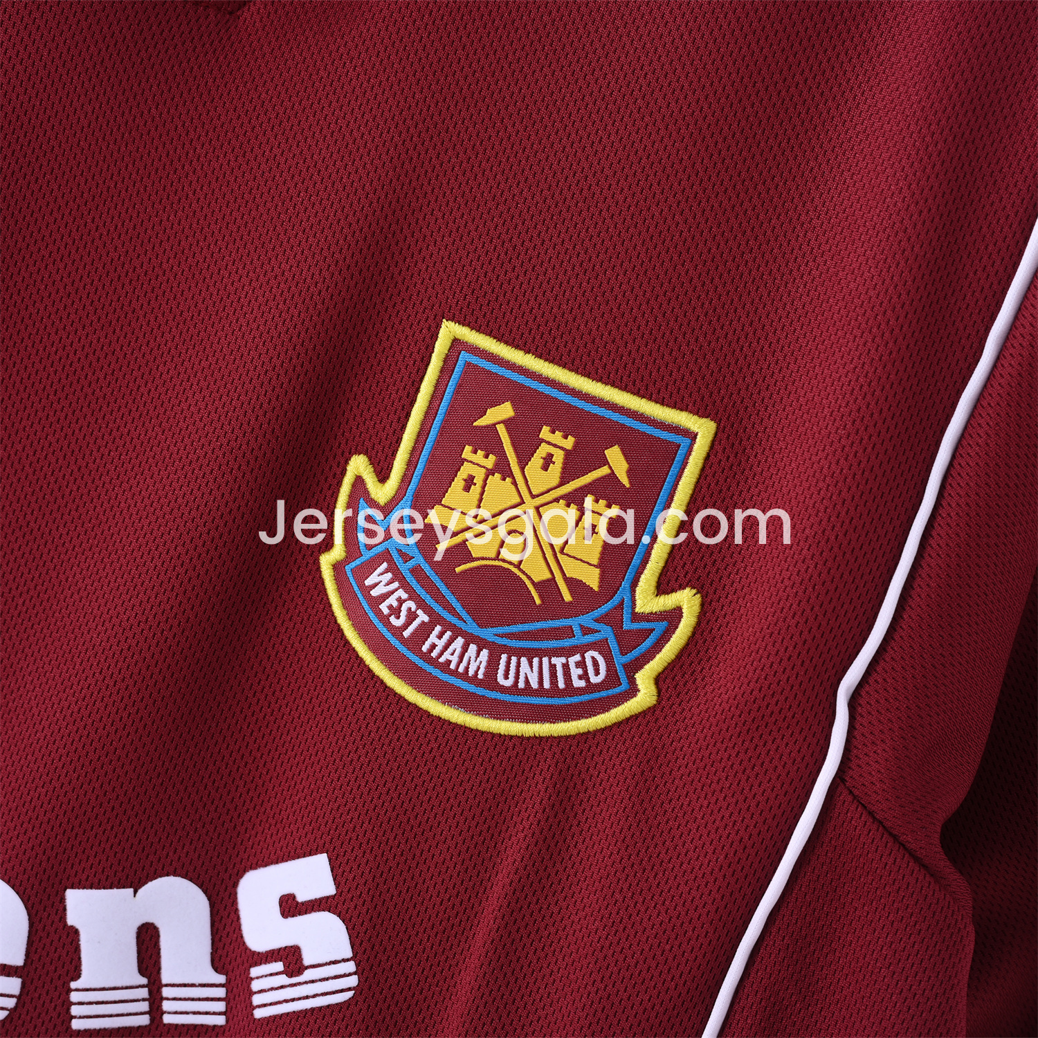 JerseysGala.com | Retro West Ham United 1999-00 Home Jersey -Customize Name, Number and Patch | Worldwide Shipping