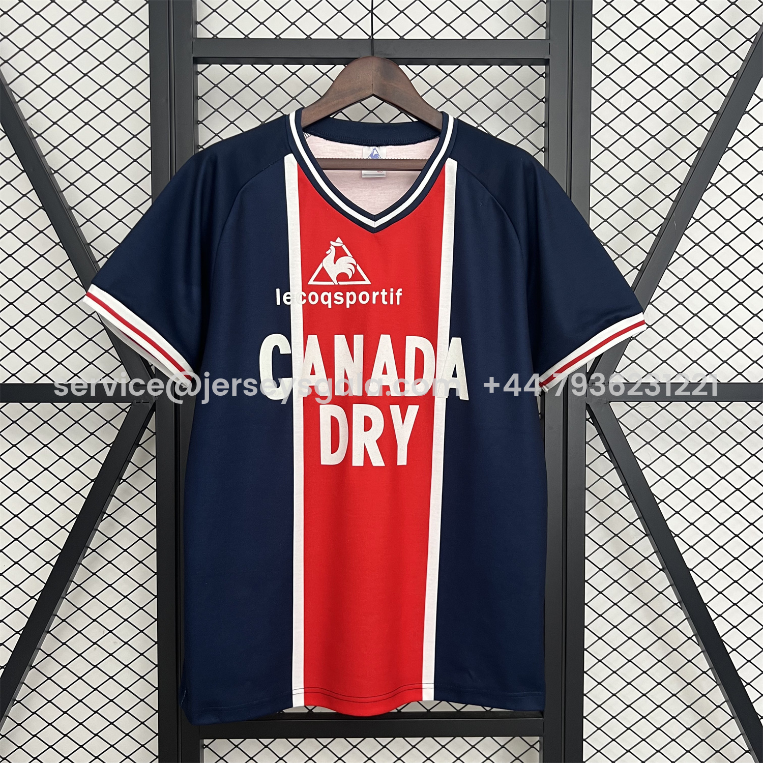 JerseysGala.com | Retro Paris Saint-Germain PSG 1974 Home Jersey -Customize Name, Number and Patch | Worldwide Shipping