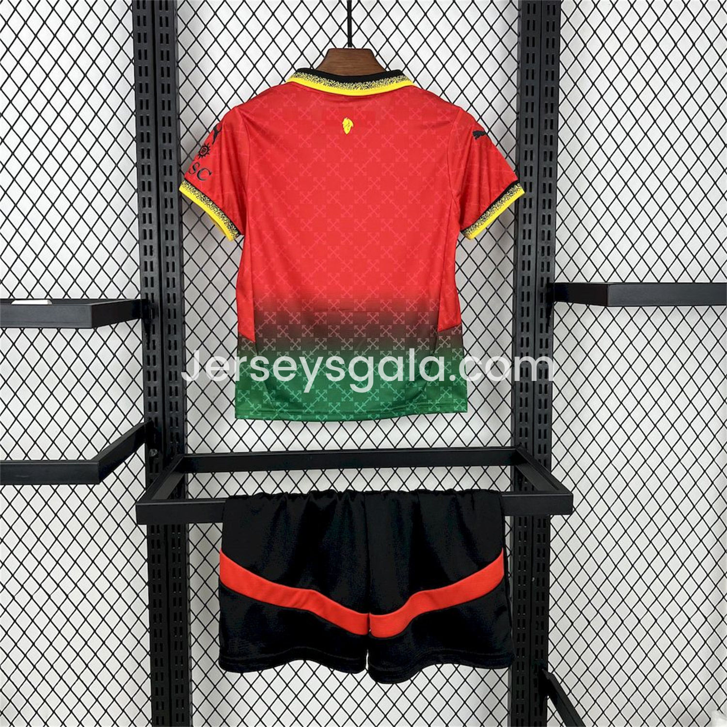 JerseysGala.com | AC Milan 24-25 Fourth Red “Diavoli” Special Edition Kids Kit -Customize Name, Number and Patch | Worldwide Shipping