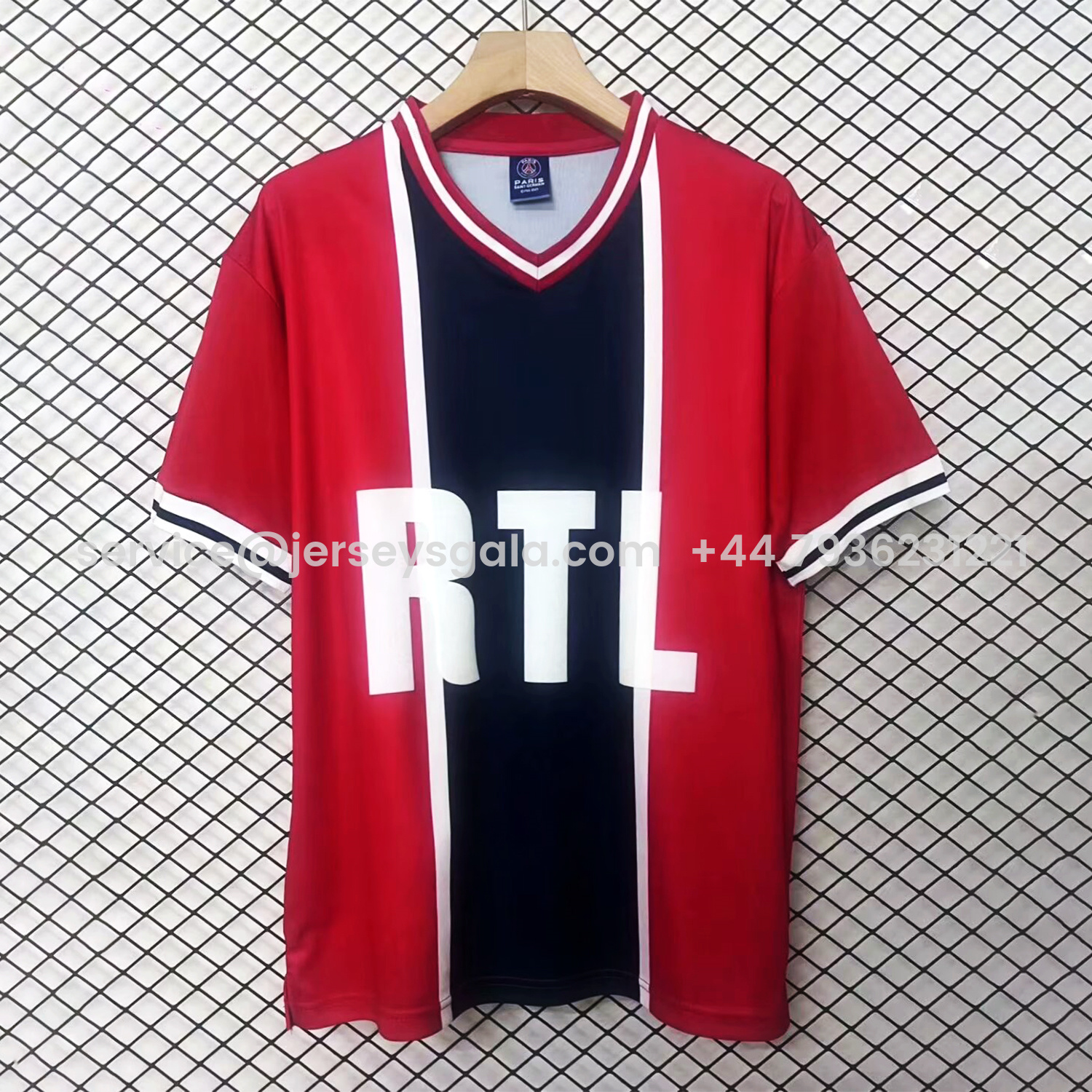 JerseysGala.com | Retro Paris Saint-Germain PSG 1975 Away Jersey with Number 11 -Customize Name, Number and Patch | Worldwide Shipping