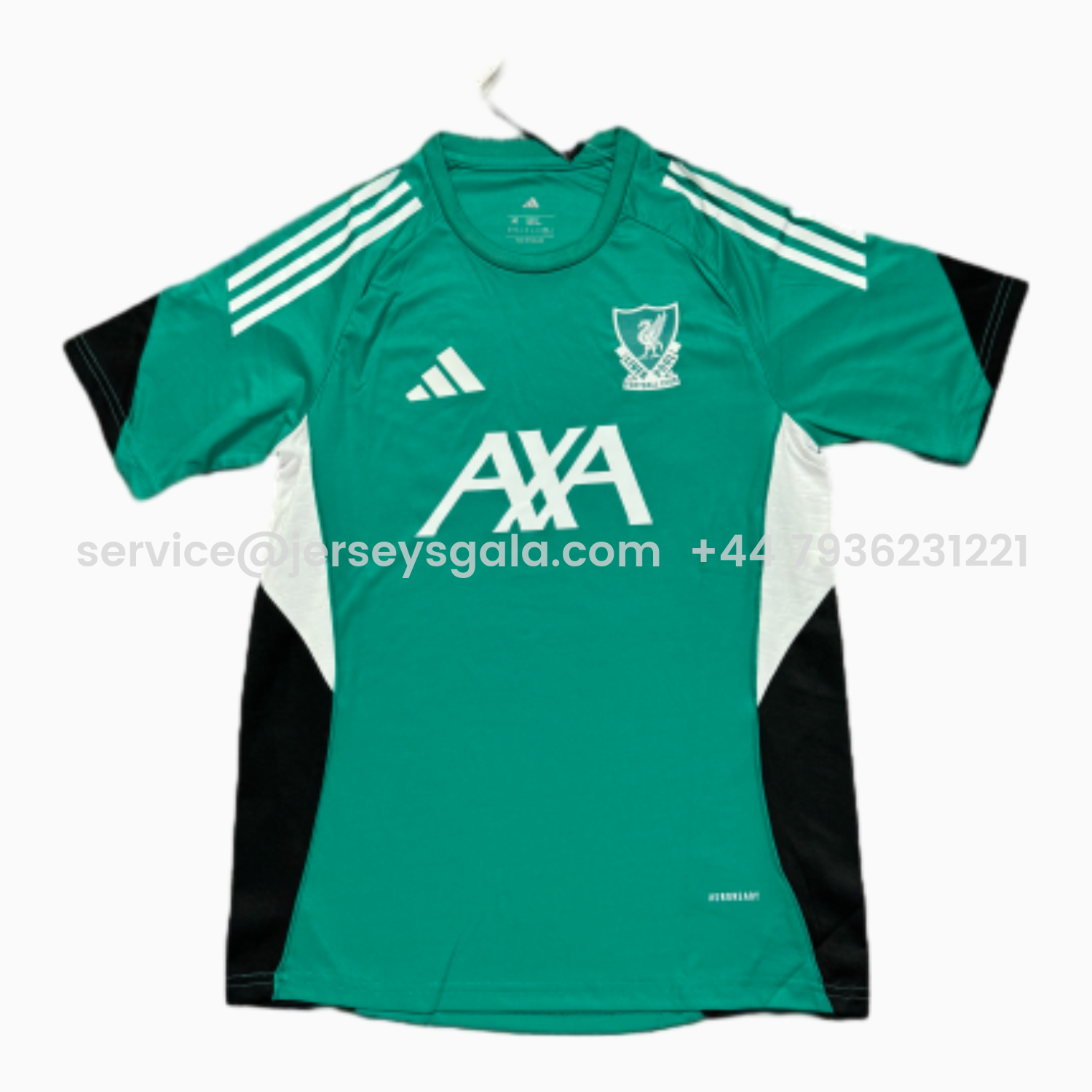 JerseysGala.com | Liver.pool 25-26 AXA Green Training Jersey - Fans Version -Customize Name, Number and Patch | Worldwide Shipping
