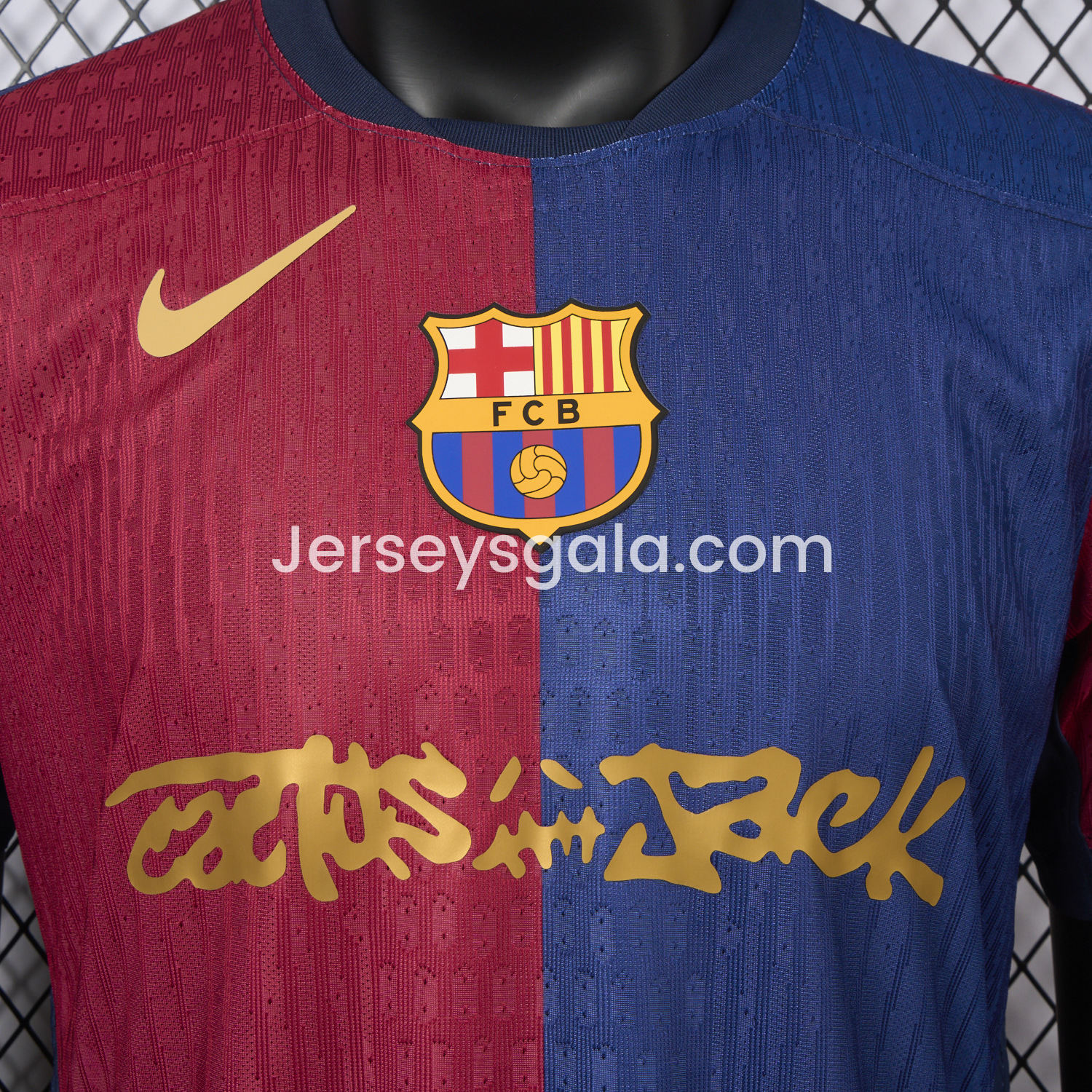 JerseysGala.com | Barcelona x Travis Scott New 24-25 Home Jersey - Player Version -Customize Name, Number and Patch | Worldwide Shipping