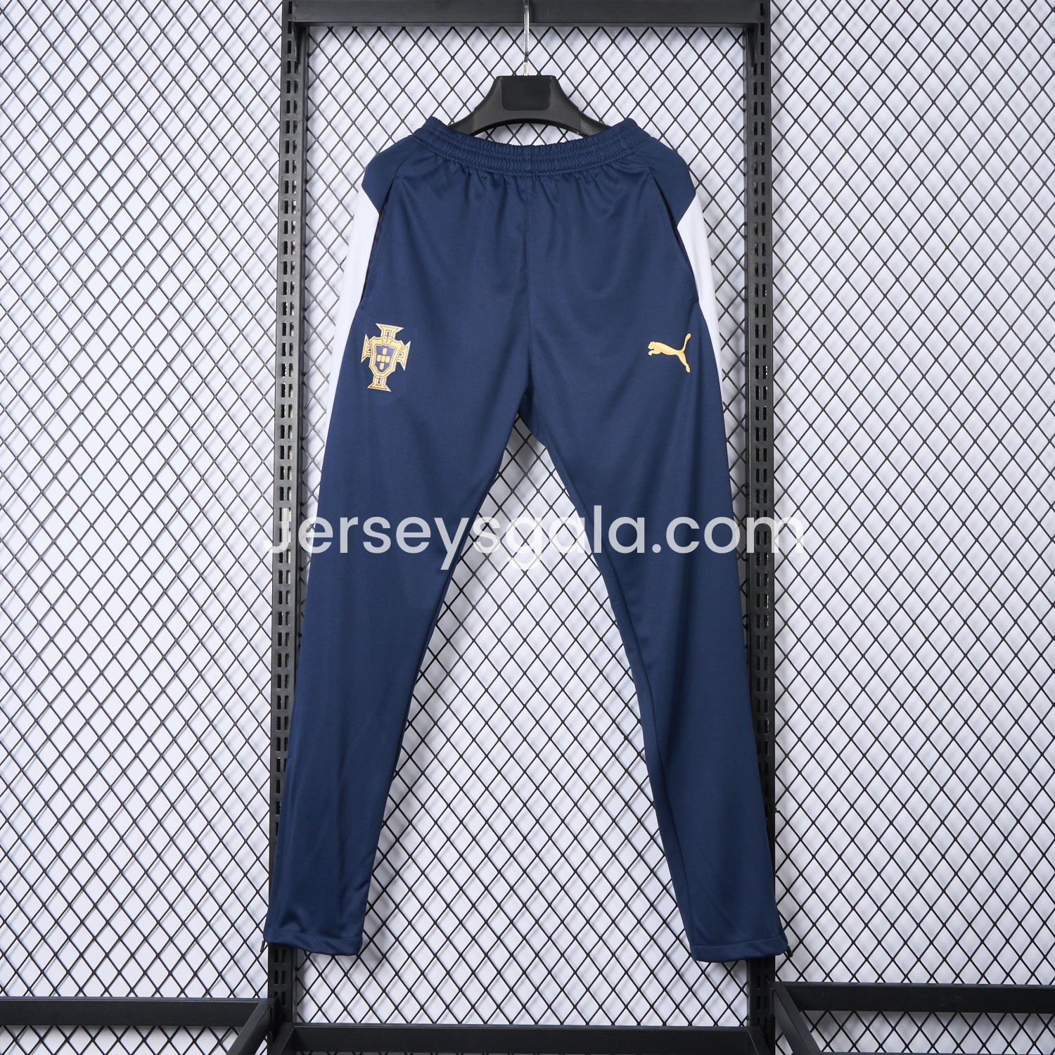 JerseysGala.com | Portugal 25-26 Navy Blue Training Pants - Player Version -Customize Name, Number and Patch | Worldwide Shipping