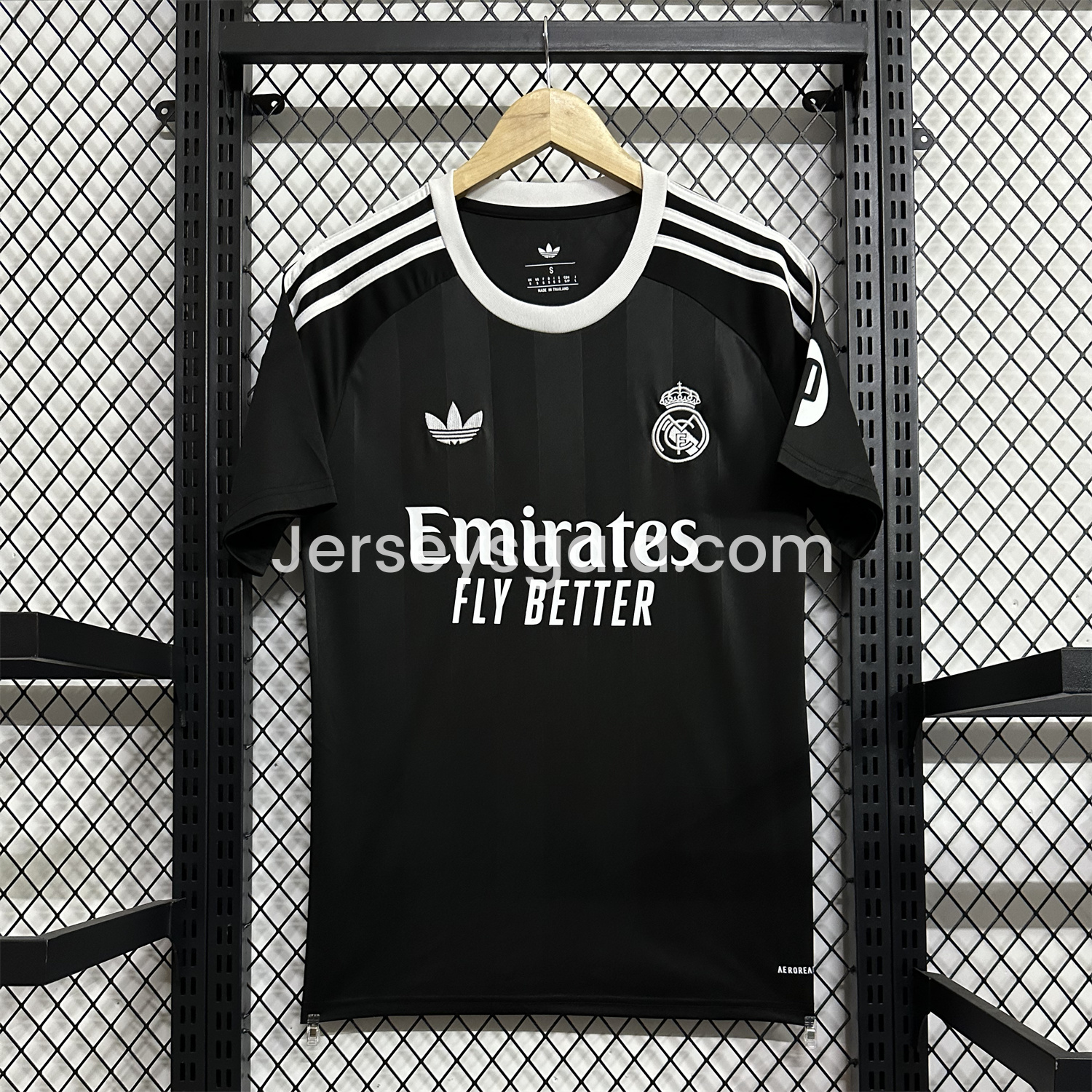 JerseysGala.com | Real Madrid 25-26 Black Terrace Goalkeeper Jersey - Fans Version -Customize Name, Number and Patch | Worldwide Shipping