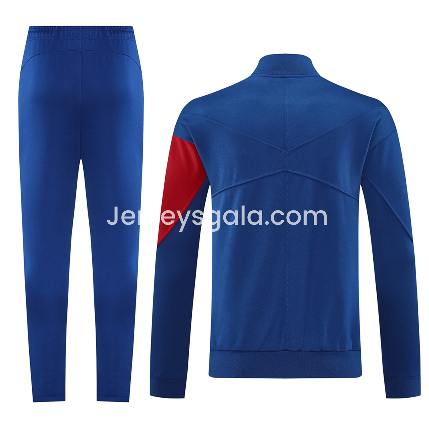 JerseysGala.com | Paris Saint-Germain PSG 25-26 Jacket Training Tracksuit - Blue Jackets and Pants -Customize Name, Number and Patch | Worldwide Shipping